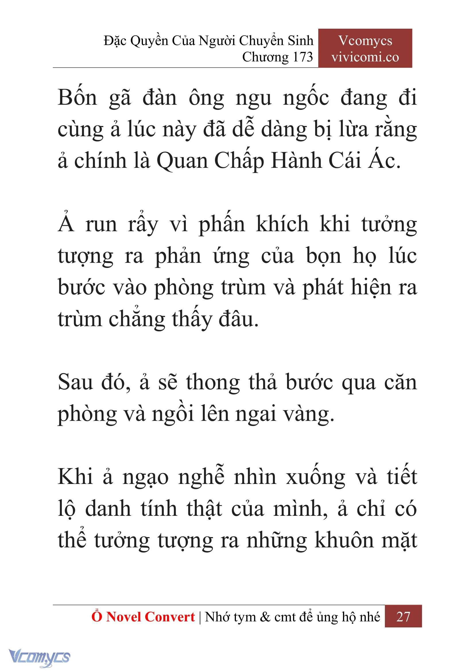 [Novel] Đặc Quyền Của Người Chuyển Sinh Chapter  173 - 30