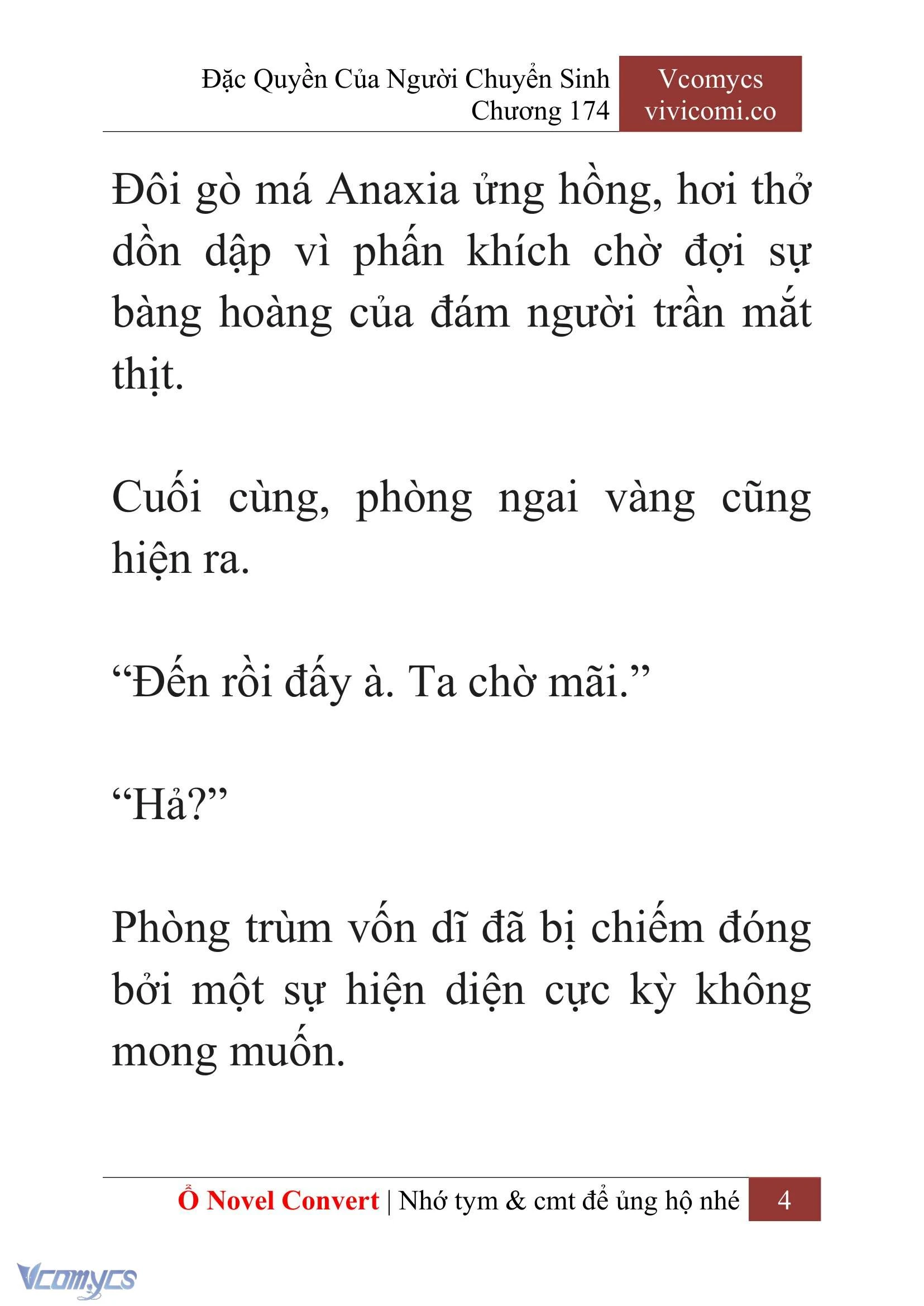 [Novel] Đặc Quyền Của Người Chuyển Sinh Chapter  174 - 7