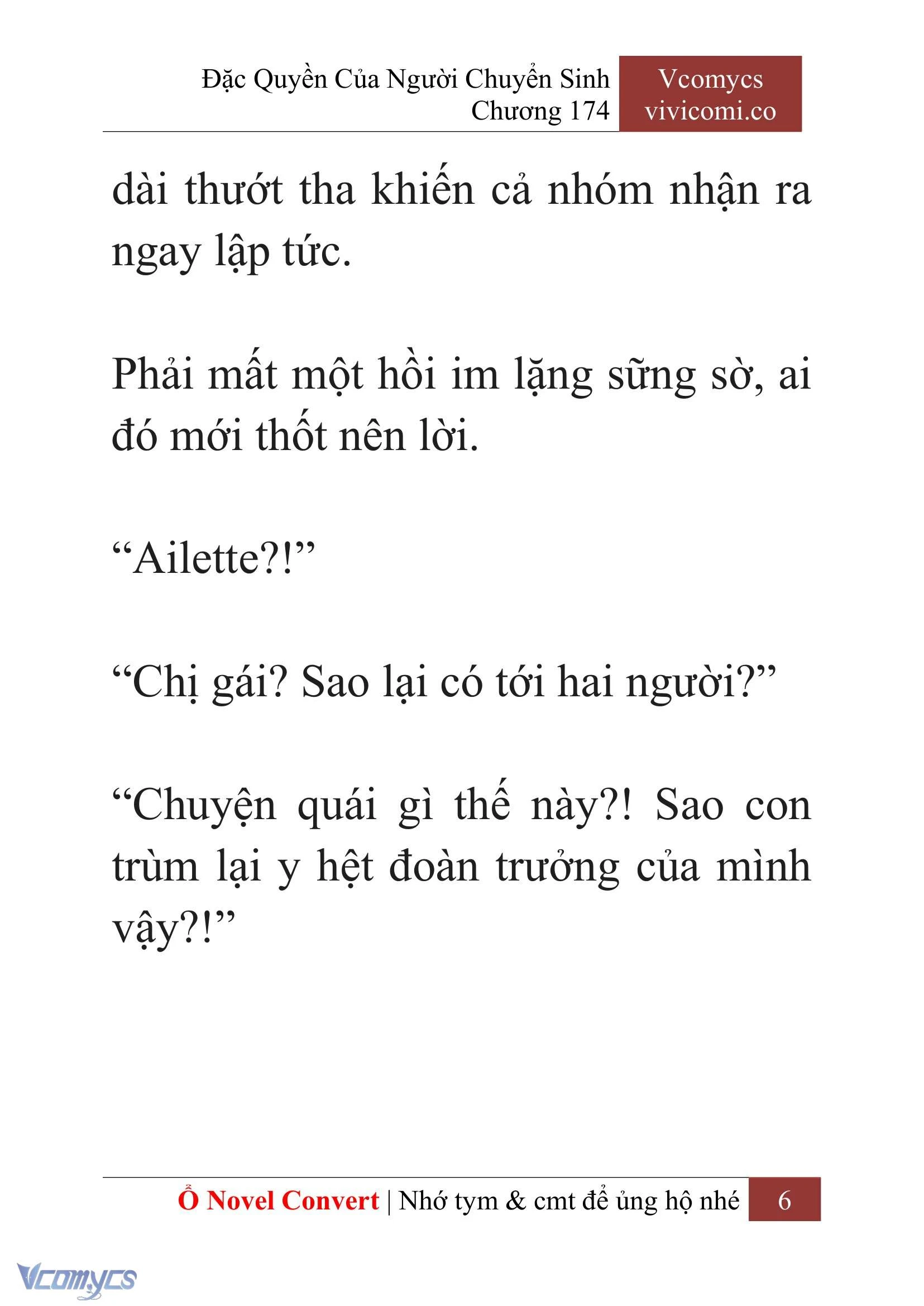 [Novel] Đặc Quyền Của Người Chuyển Sinh Chapter  174 - 9