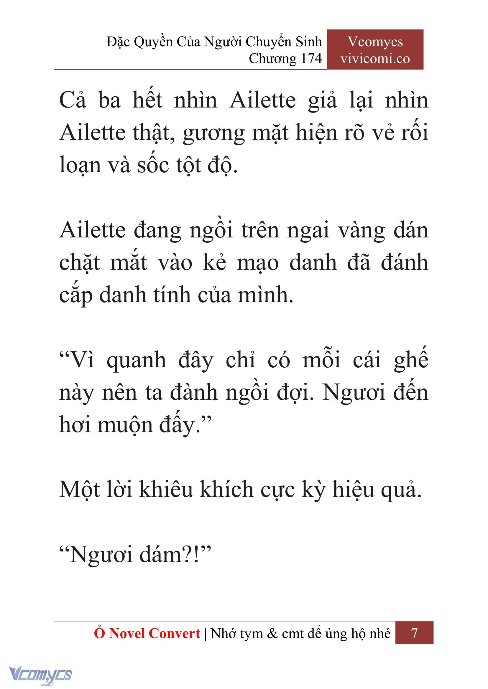 [Novel] Đặc Quyền Của Người Chuyển Sinh Chapter  174 - 10