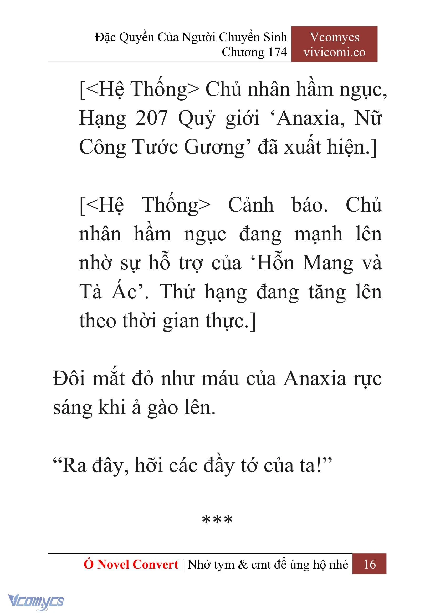 [Novel] Đặc Quyền Của Người Chuyển Sinh Chapter  174 - 19