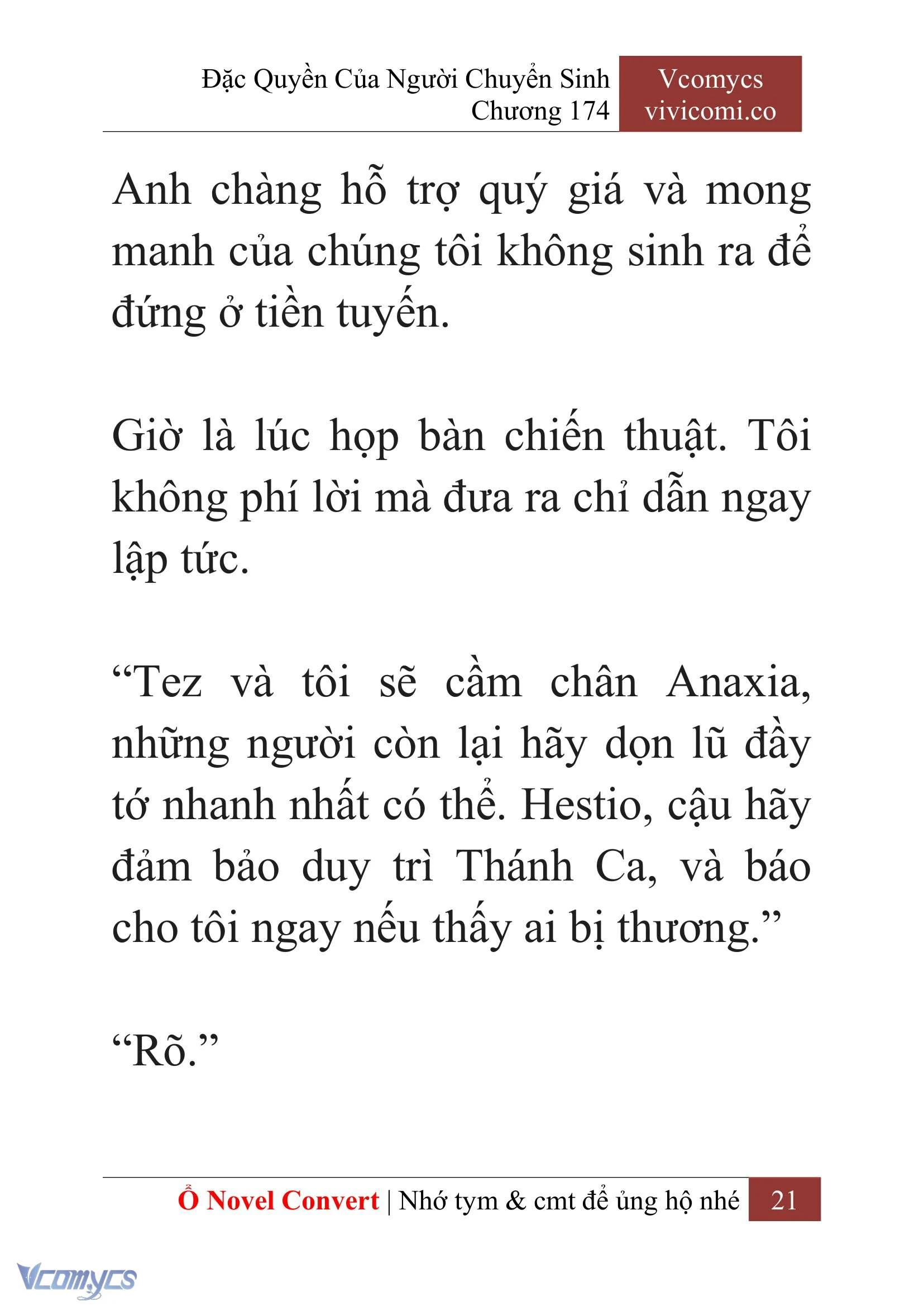 [Novel] Đặc Quyền Của Người Chuyển Sinh Chapter  174 - 24