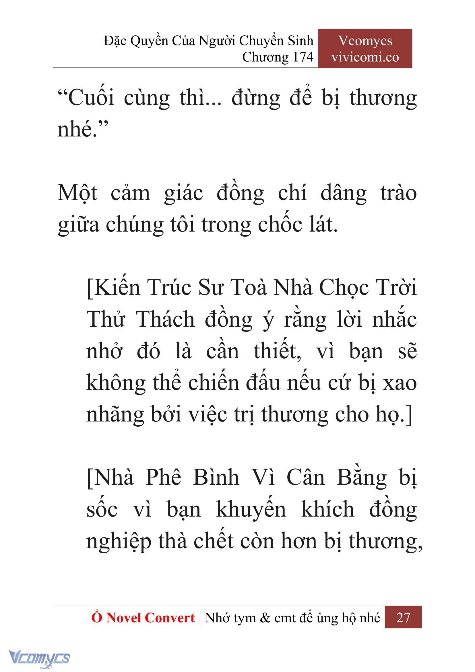 [Novel] Đặc Quyền Của Người Chuyển Sinh Chapter  174 - 30
