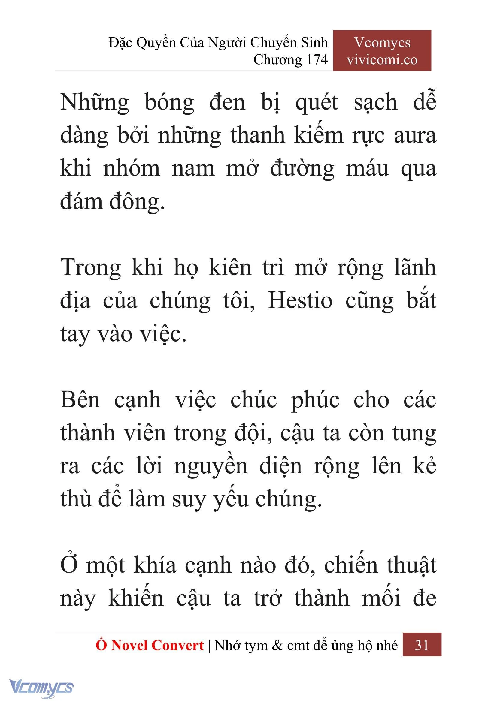 [Novel] Đặc Quyền Của Người Chuyển Sinh Chapter  174 - 34
