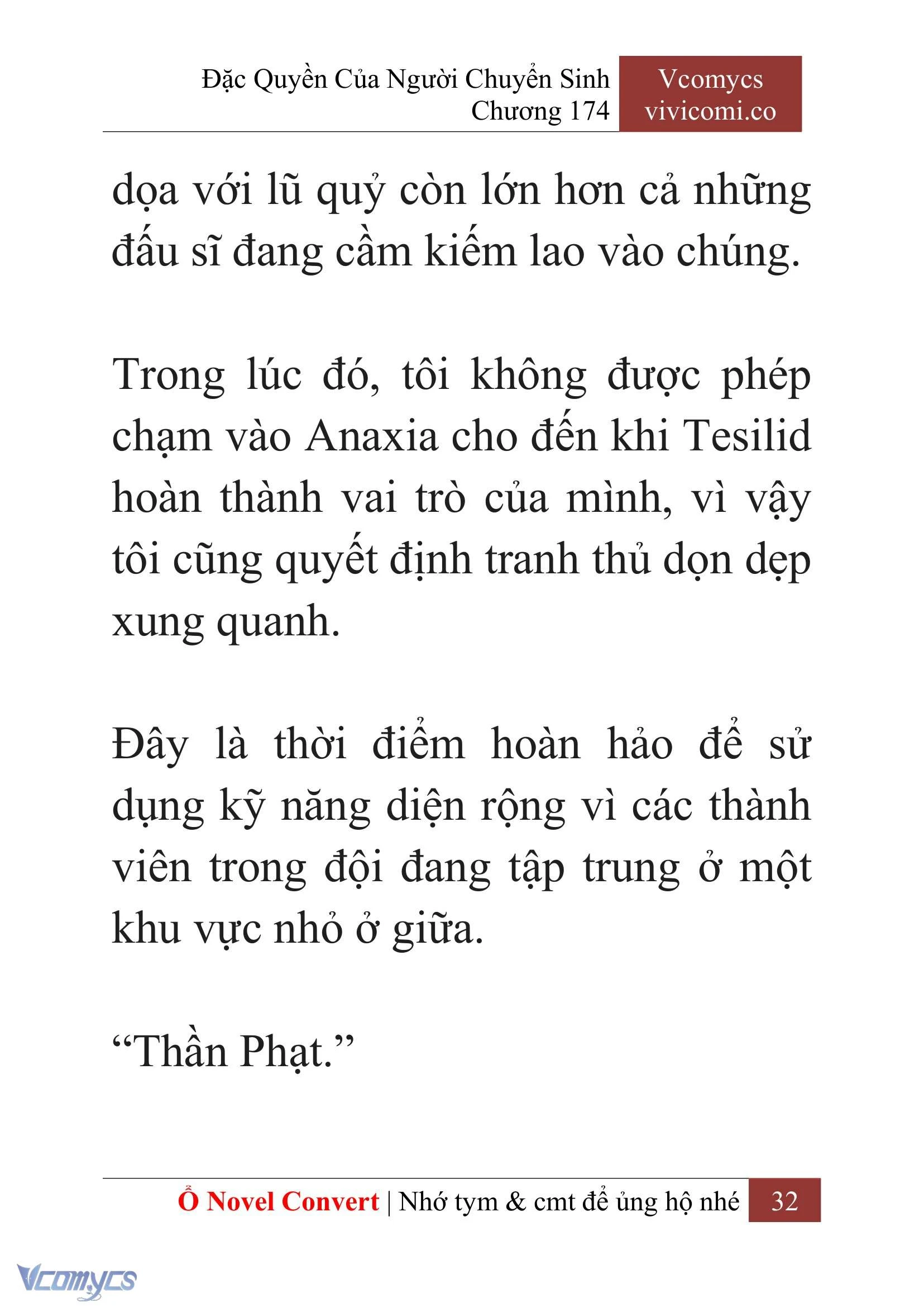 [Novel] Đặc Quyền Của Người Chuyển Sinh Chapter  174 - 35