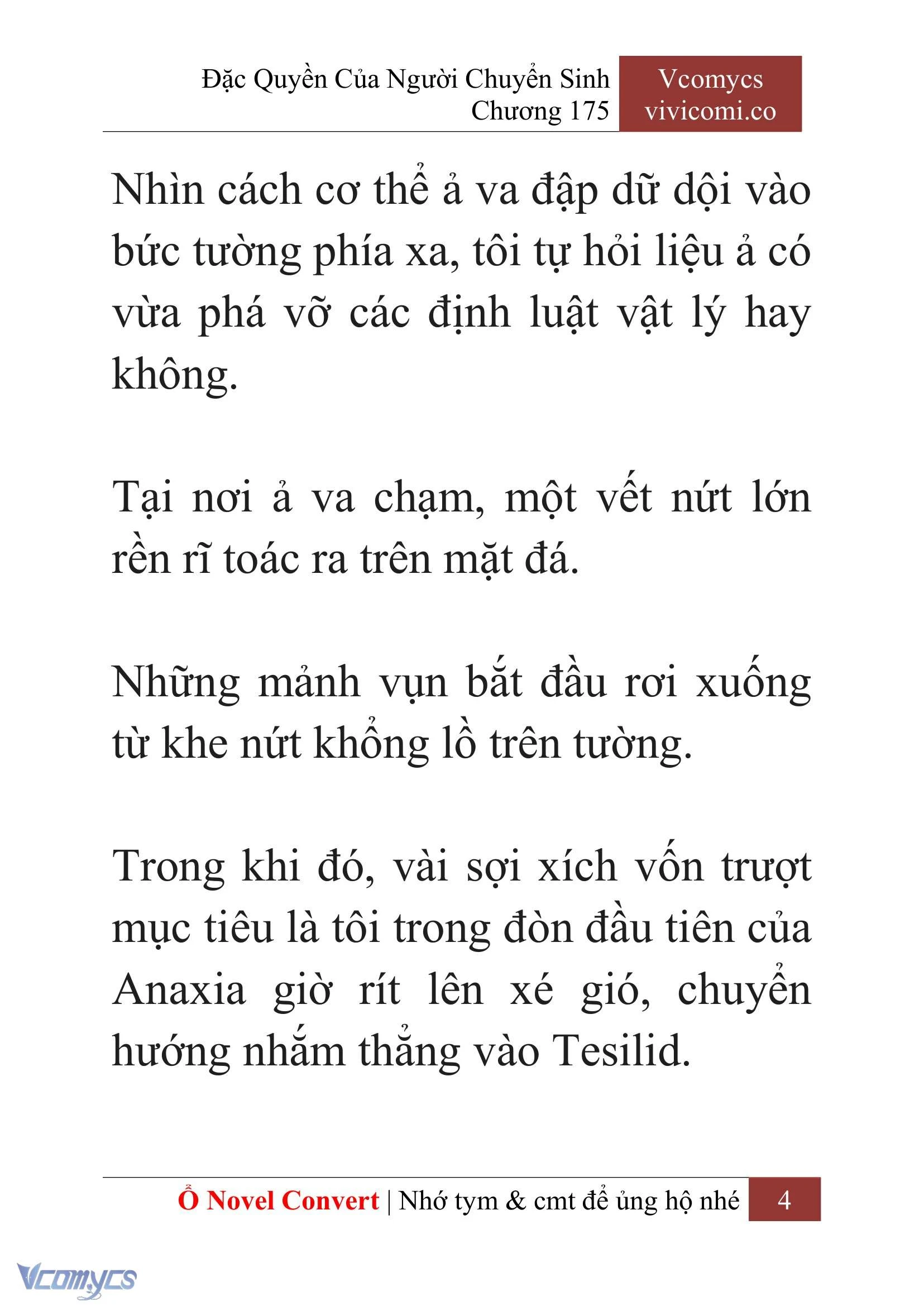 [Novel] Đặc Quyền Của Người Chuyển Sinh Chapter  175 - 7