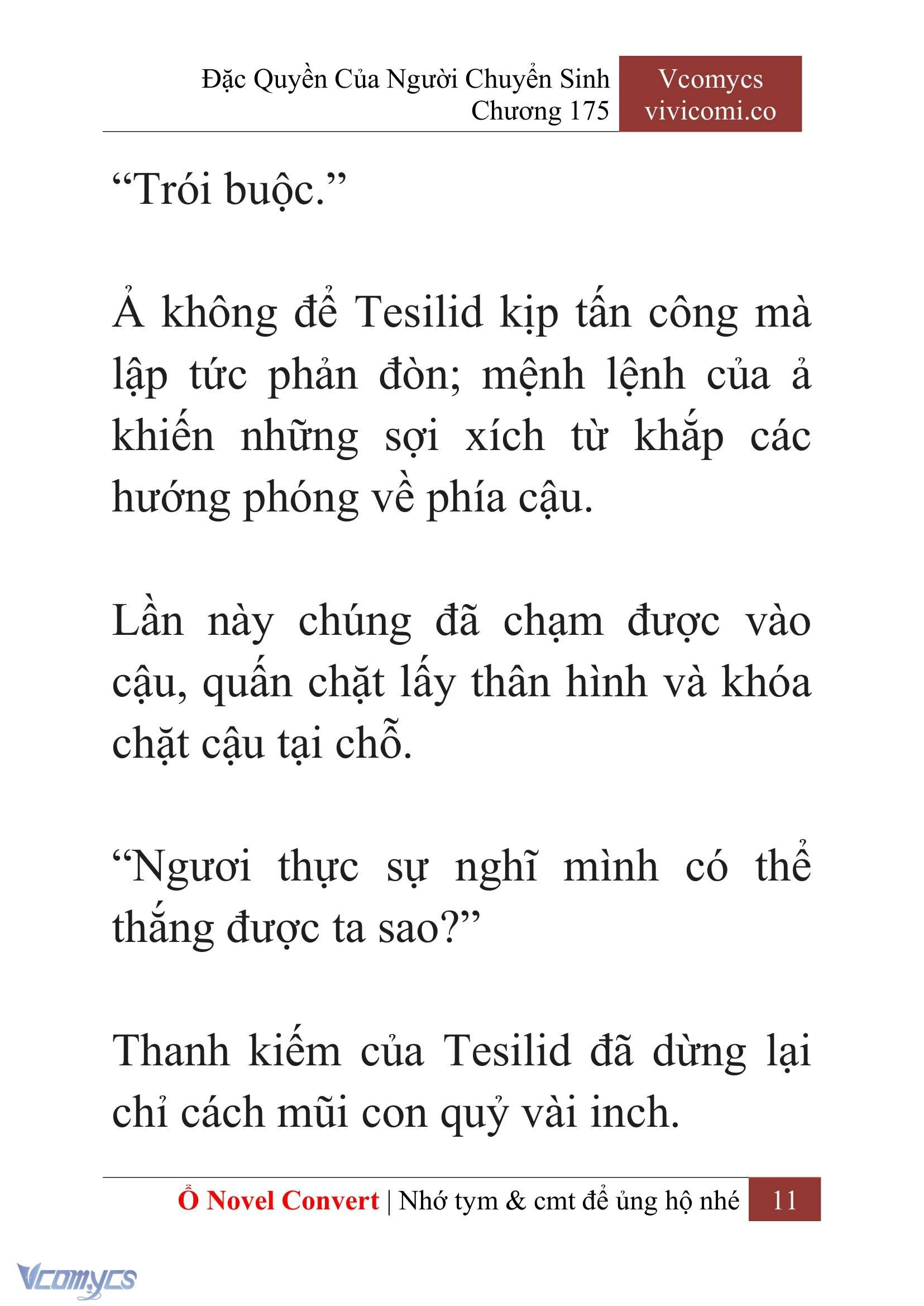 [Novel] Đặc Quyền Của Người Chuyển Sinh Chapter  175 - 14