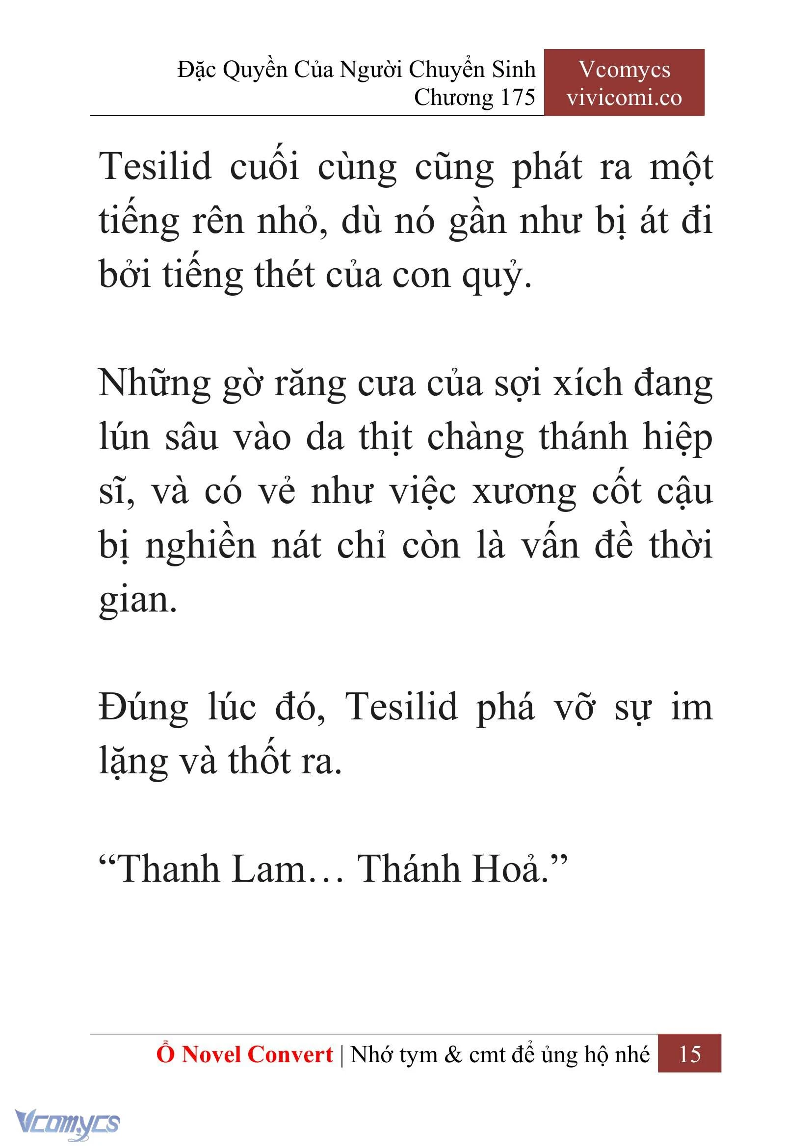 [Novel] Đặc Quyền Của Người Chuyển Sinh Chapter  175 - 18