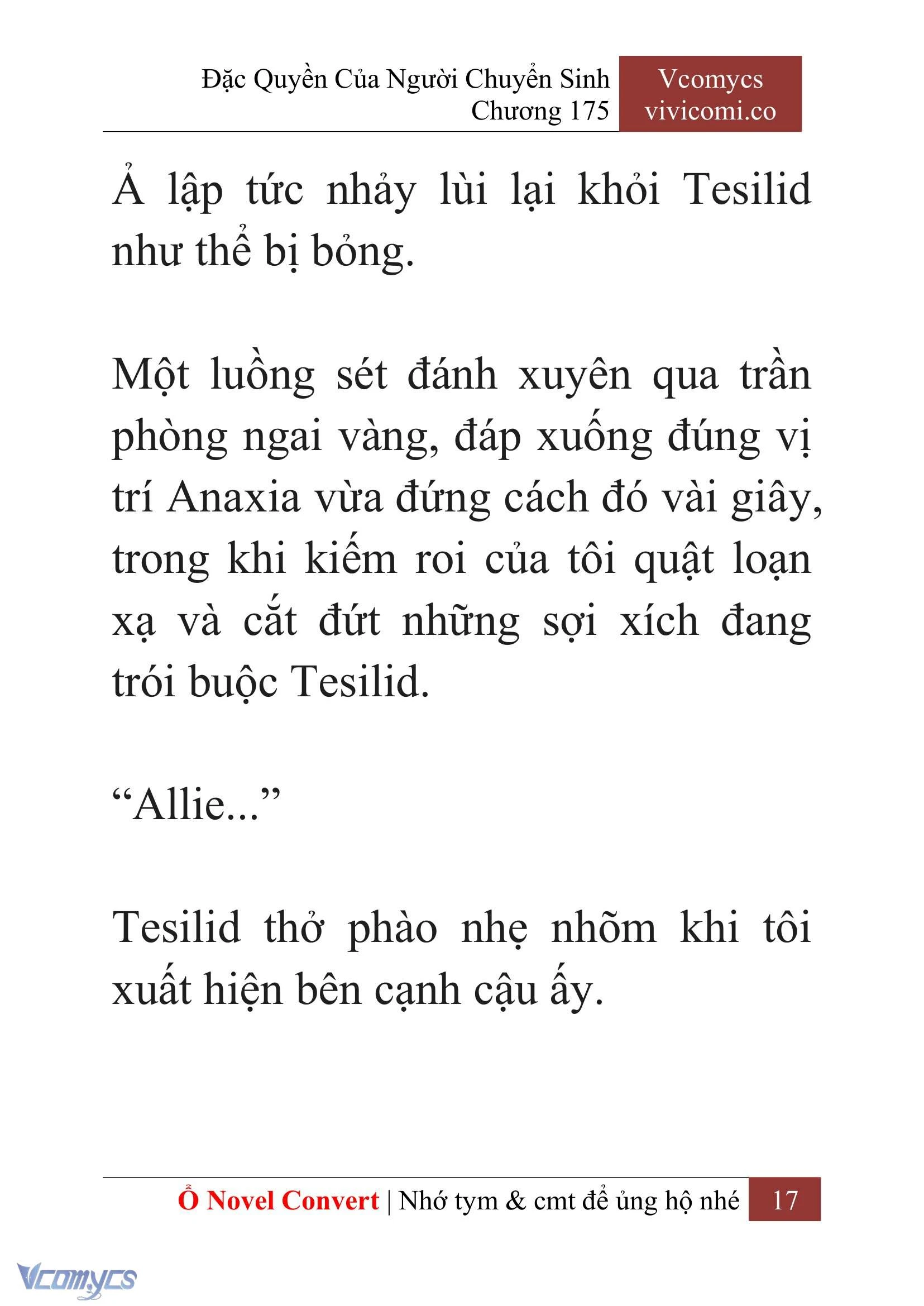 [Novel] Đặc Quyền Của Người Chuyển Sinh Chapter  175 - 20