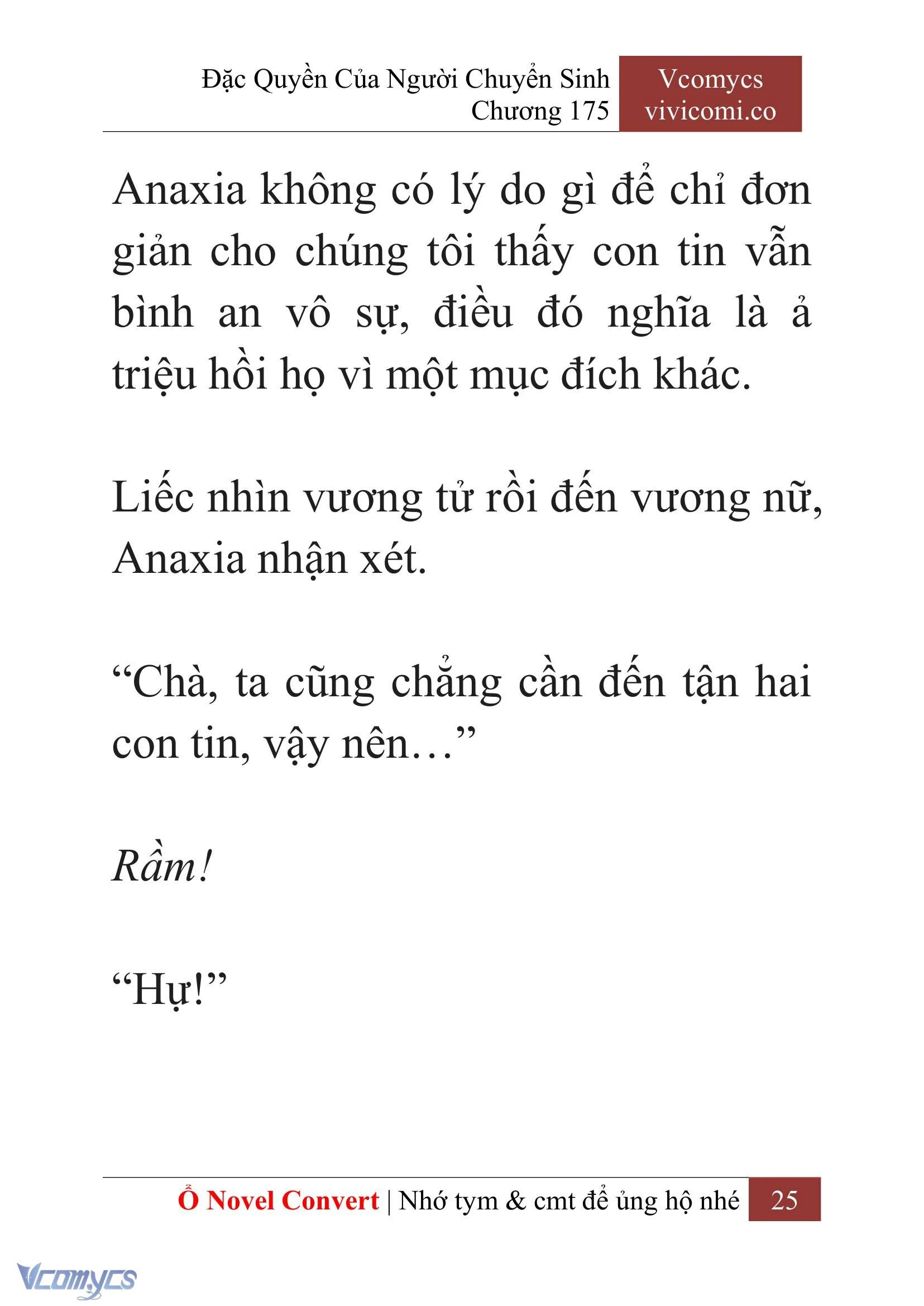 [Novel] Đặc Quyền Của Người Chuyển Sinh Chapter  175 - 28