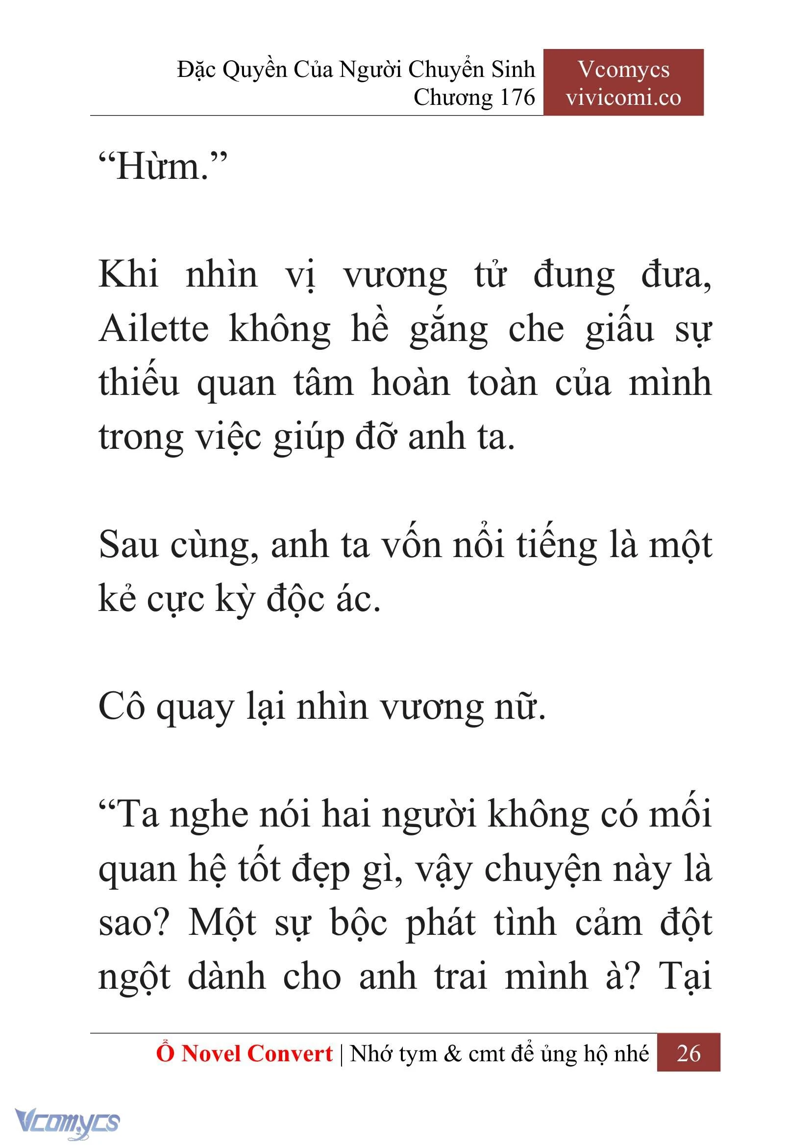[Novel] Đặc Quyền Của Người Chuyển Sinh Chapter  176 - 29