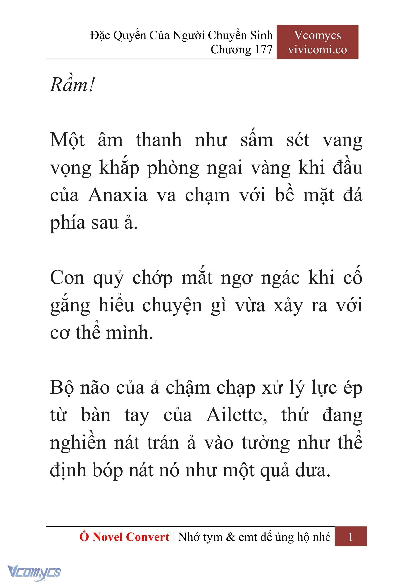 [Novel] Đặc Quyền Của Người Chuyển Sinh Chapter  177 - 4