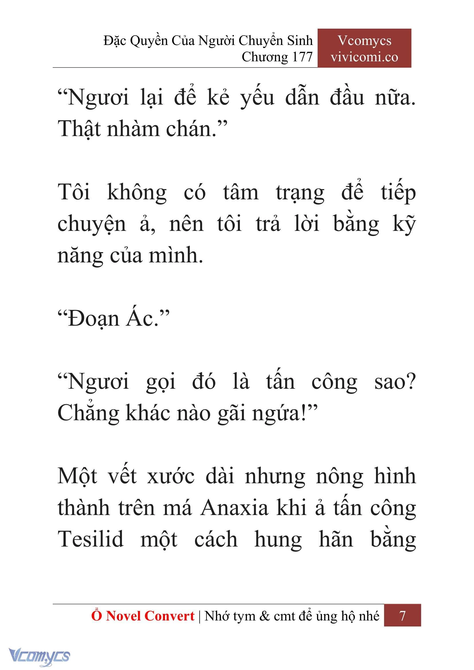 [Novel] Đặc Quyền Của Người Chuyển Sinh Chapter  177 - 10