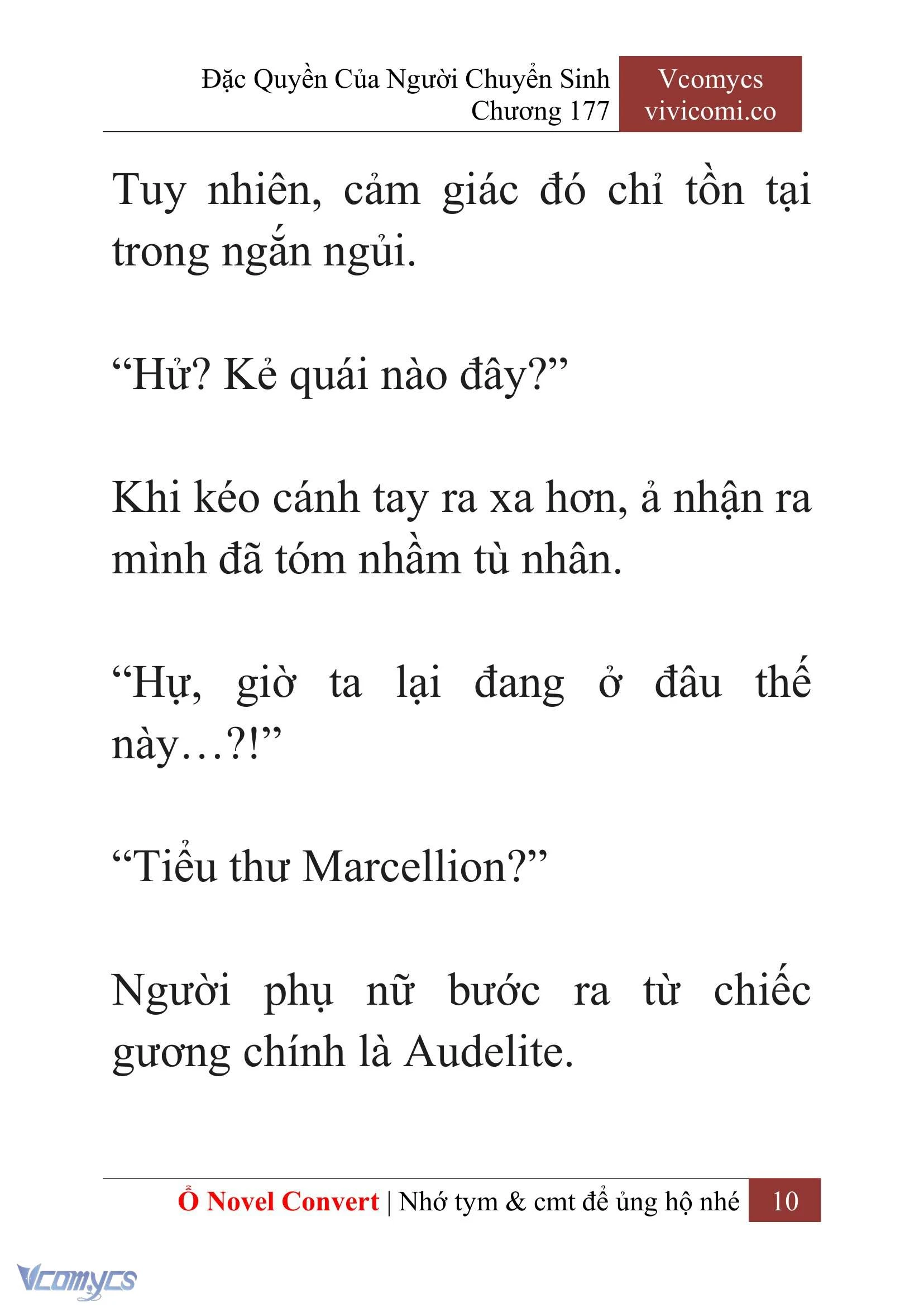 [Novel] Đặc Quyền Của Người Chuyển Sinh Chapter  177 - 13