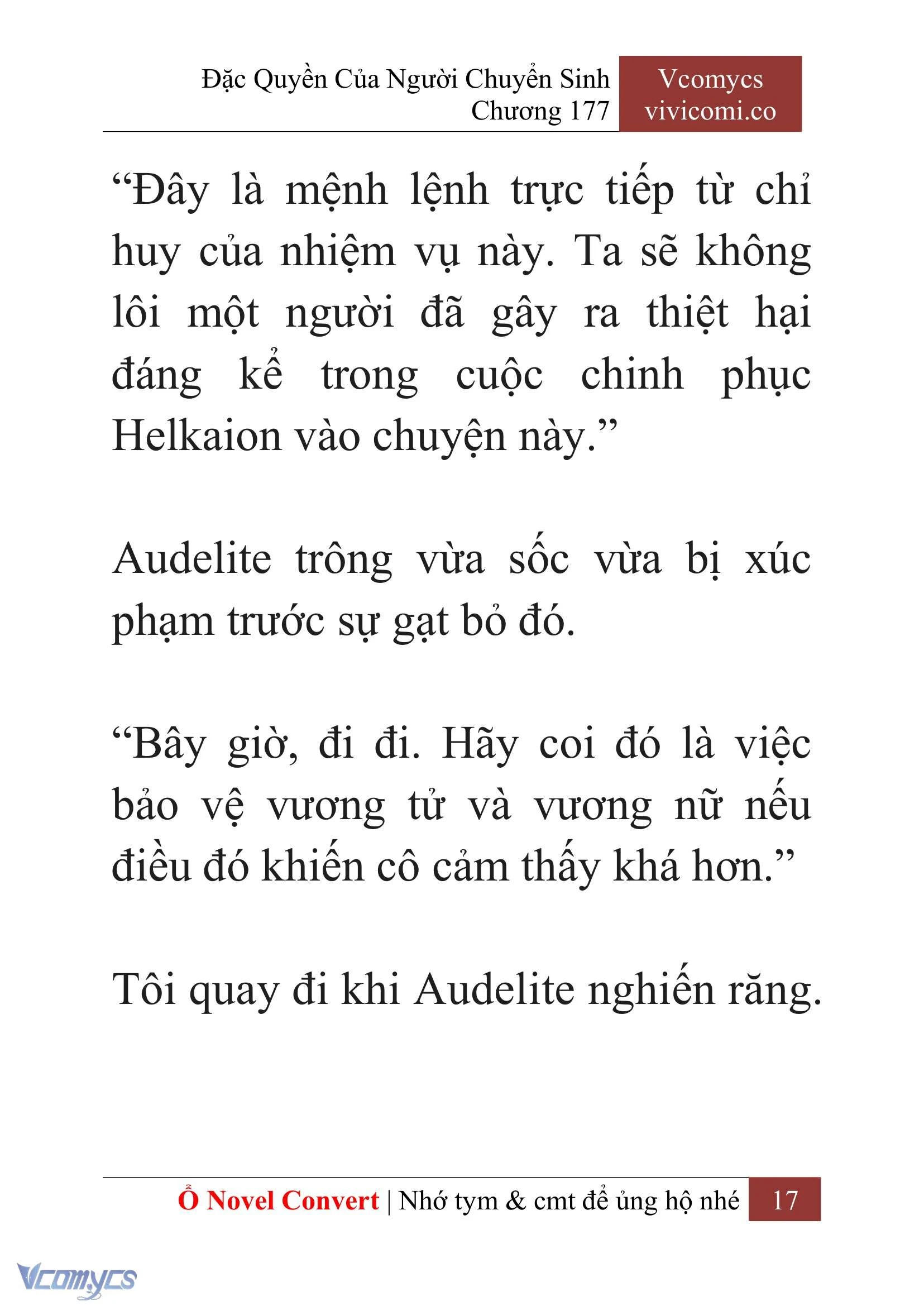 [Novel] Đặc Quyền Của Người Chuyển Sinh Chapter  177 - 20