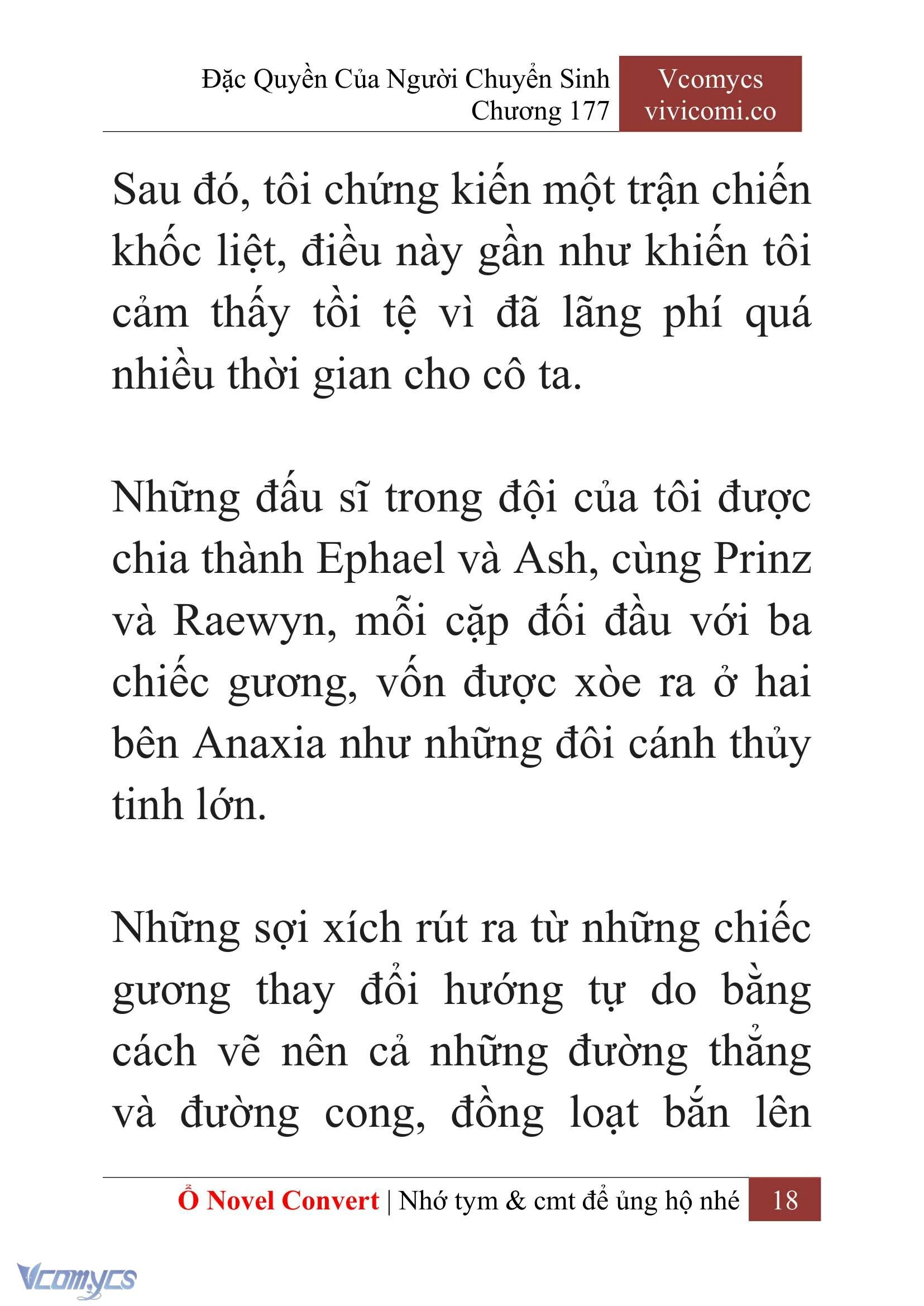 [Novel] Đặc Quyền Của Người Chuyển Sinh Chapter  177 - 21