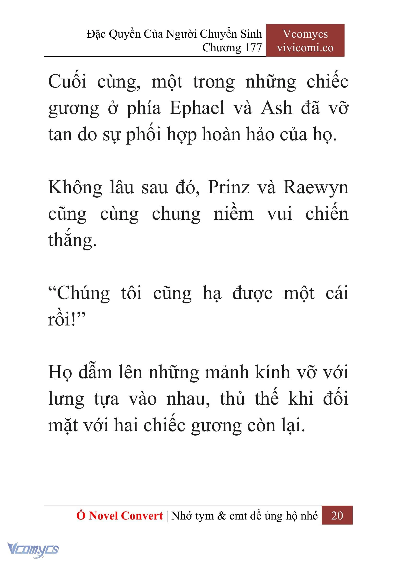 [Novel] Đặc Quyền Của Người Chuyển Sinh Chapter  177 - 23