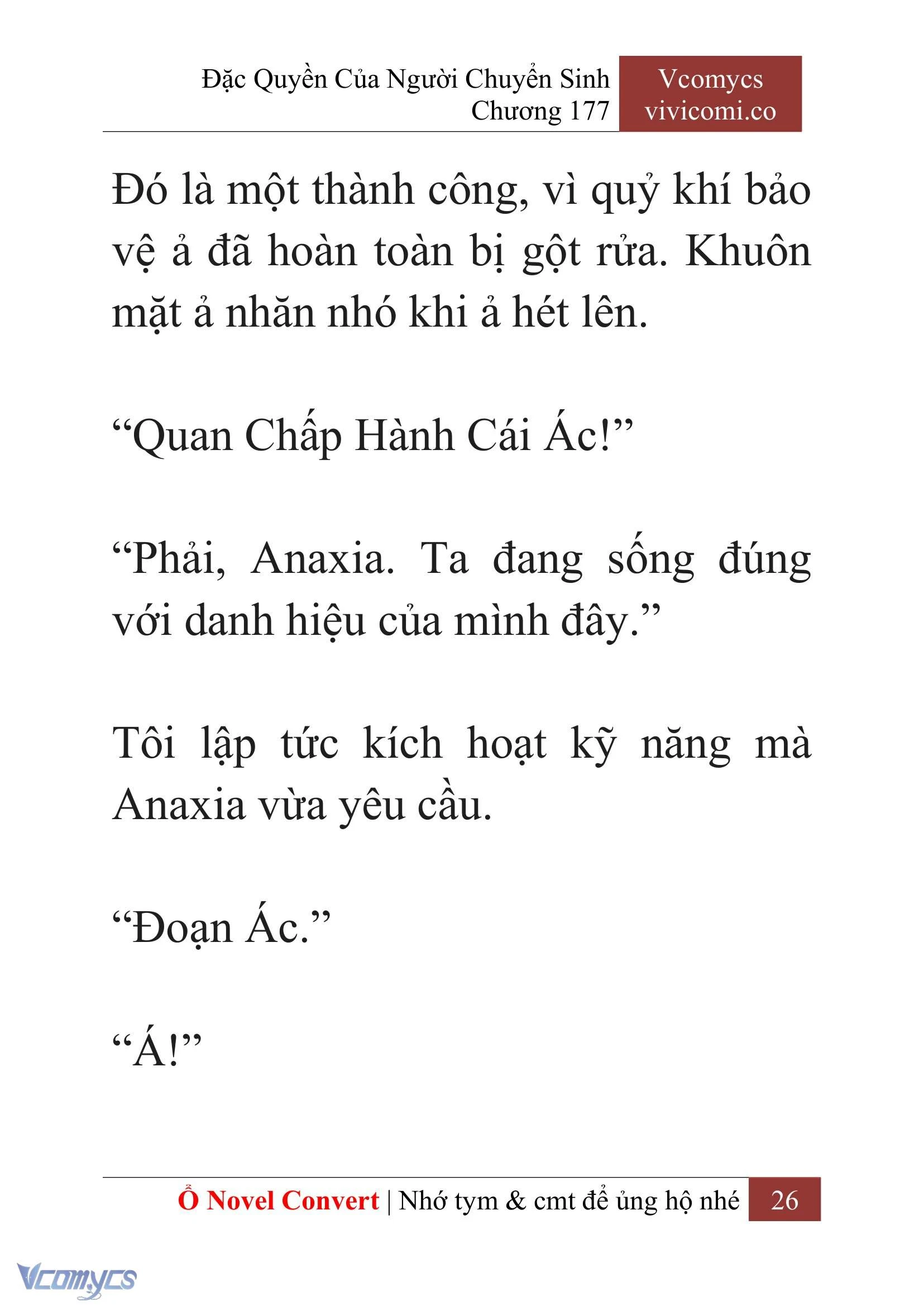 [Novel] Đặc Quyền Của Người Chuyển Sinh Chapter  177 - 29