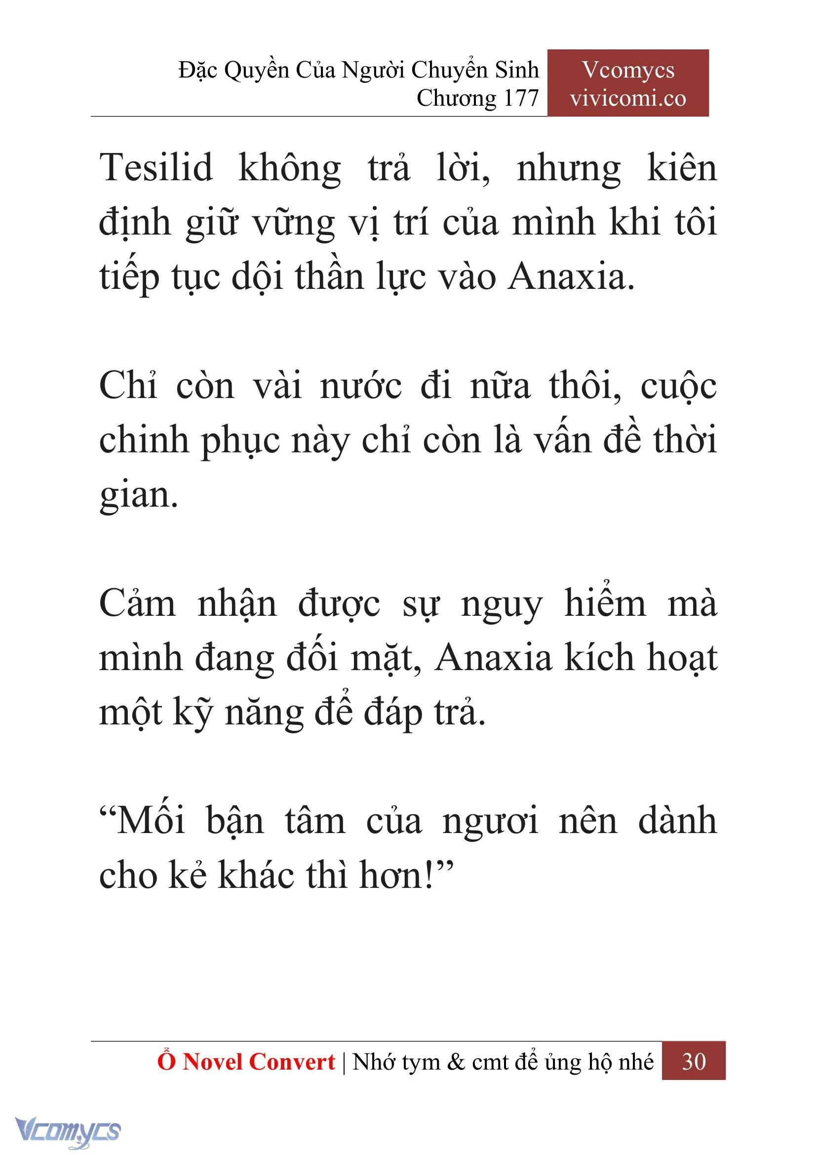 [Novel] Đặc Quyền Của Người Chuyển Sinh Chapter  177 - 33