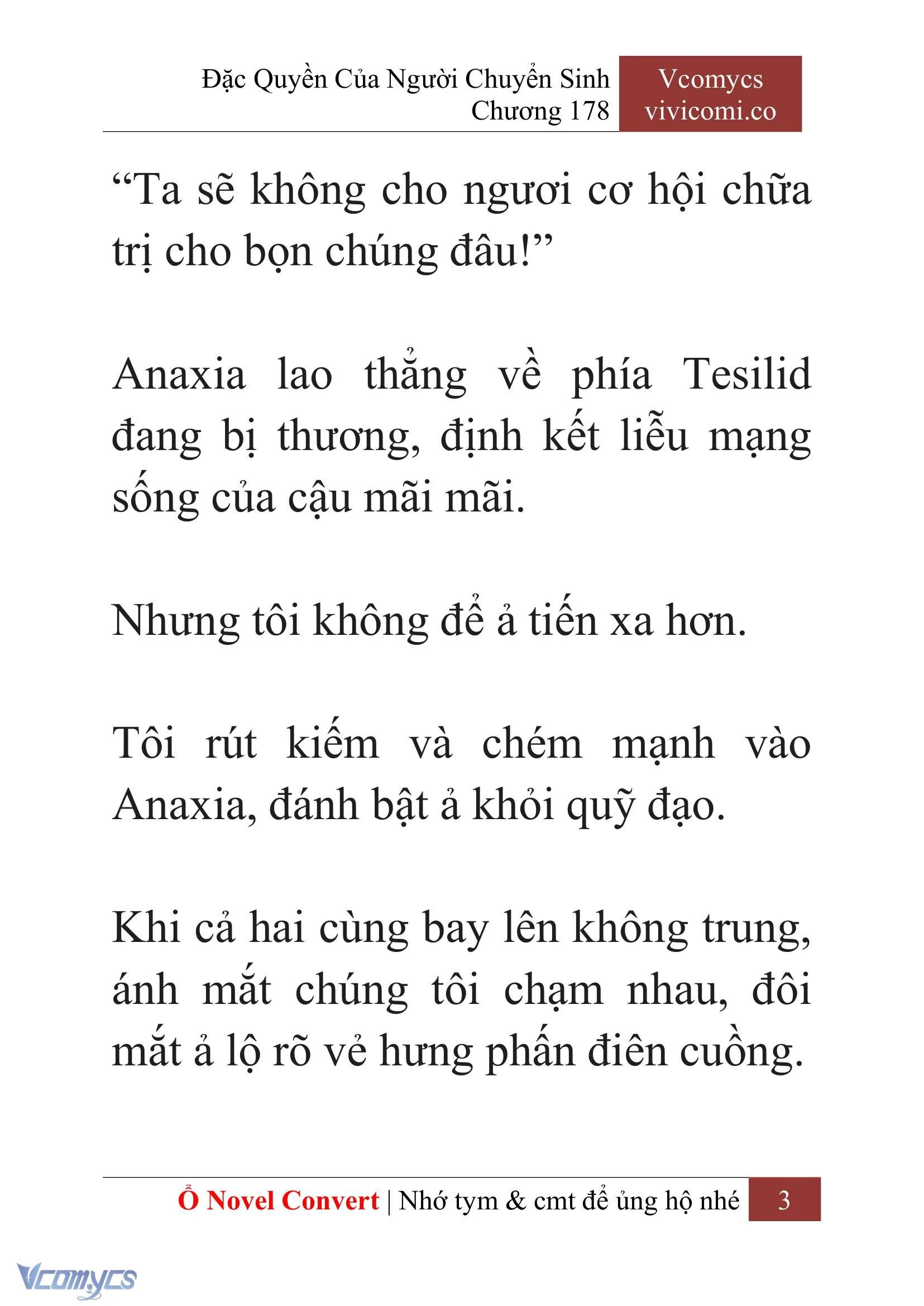 [Novel] Đặc Quyền Của Người Chuyển Sinh Chapter  178 - 6