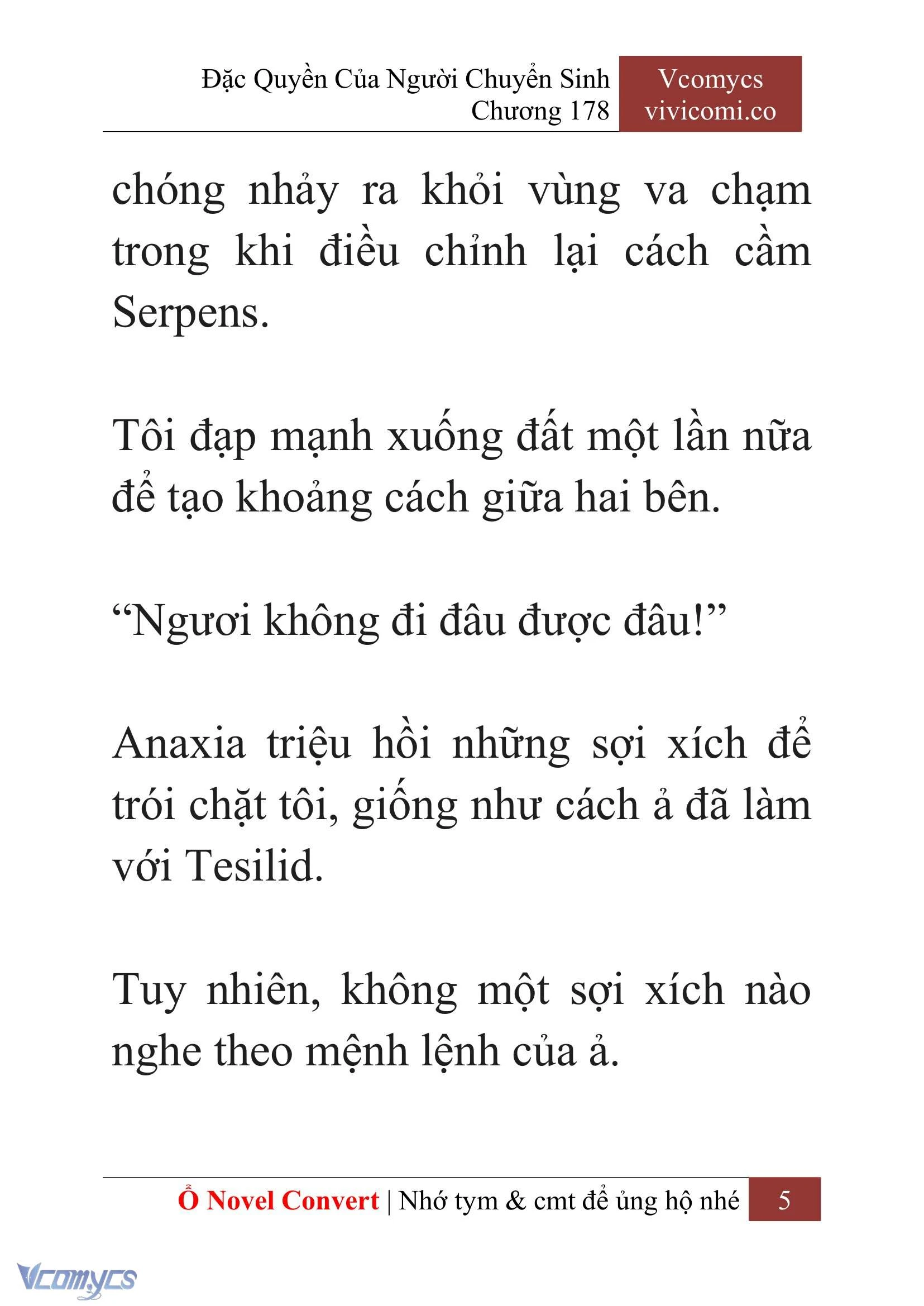 [Novel] Đặc Quyền Của Người Chuyển Sinh Chapter  178 - 8