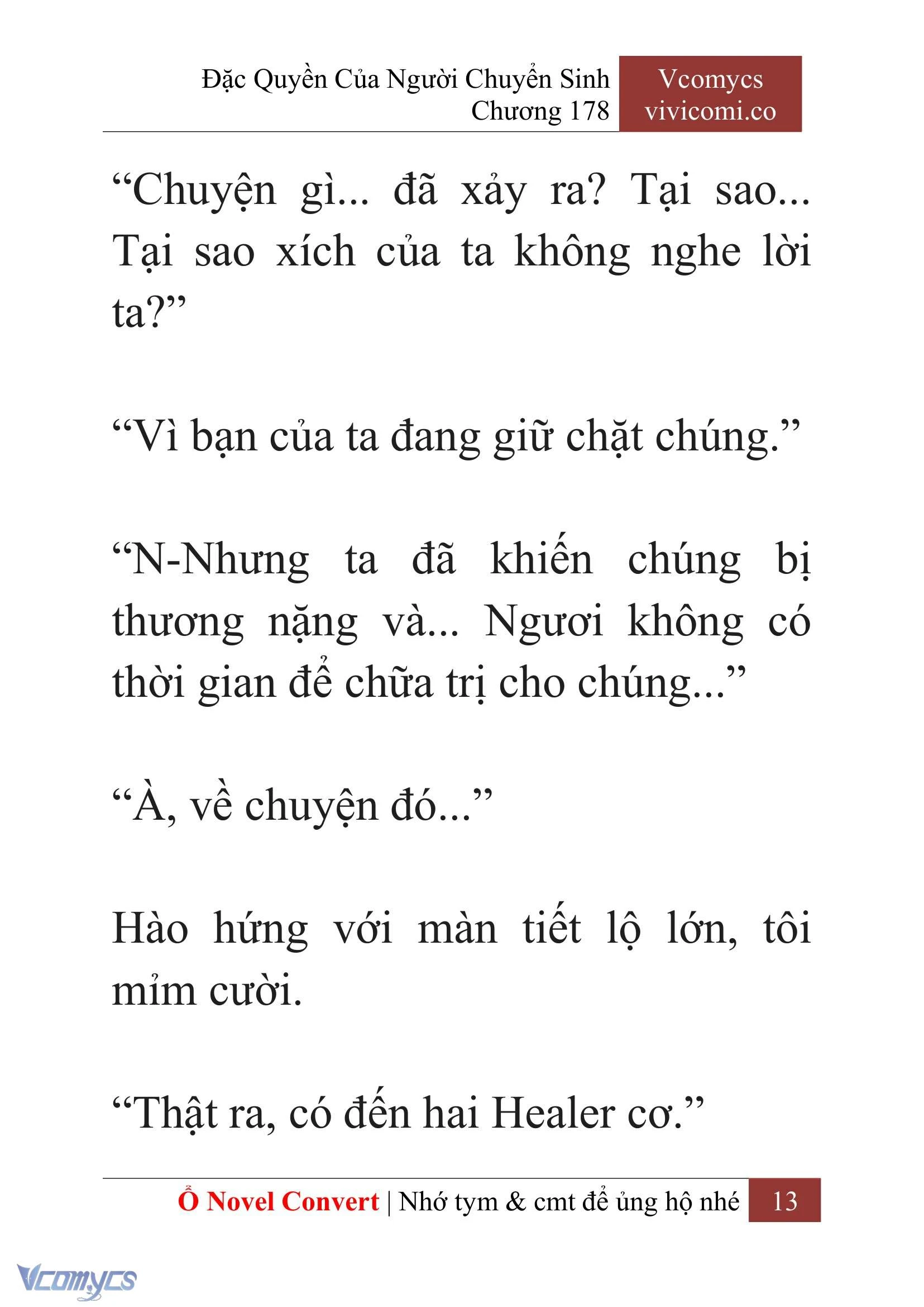 [Novel] Đặc Quyền Của Người Chuyển Sinh Chapter  178 - 16