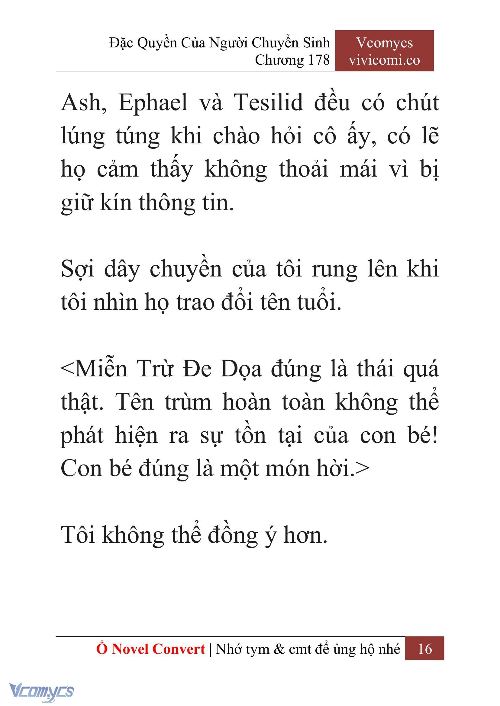 [Novel] Đặc Quyền Của Người Chuyển Sinh Chapter  178 - 19