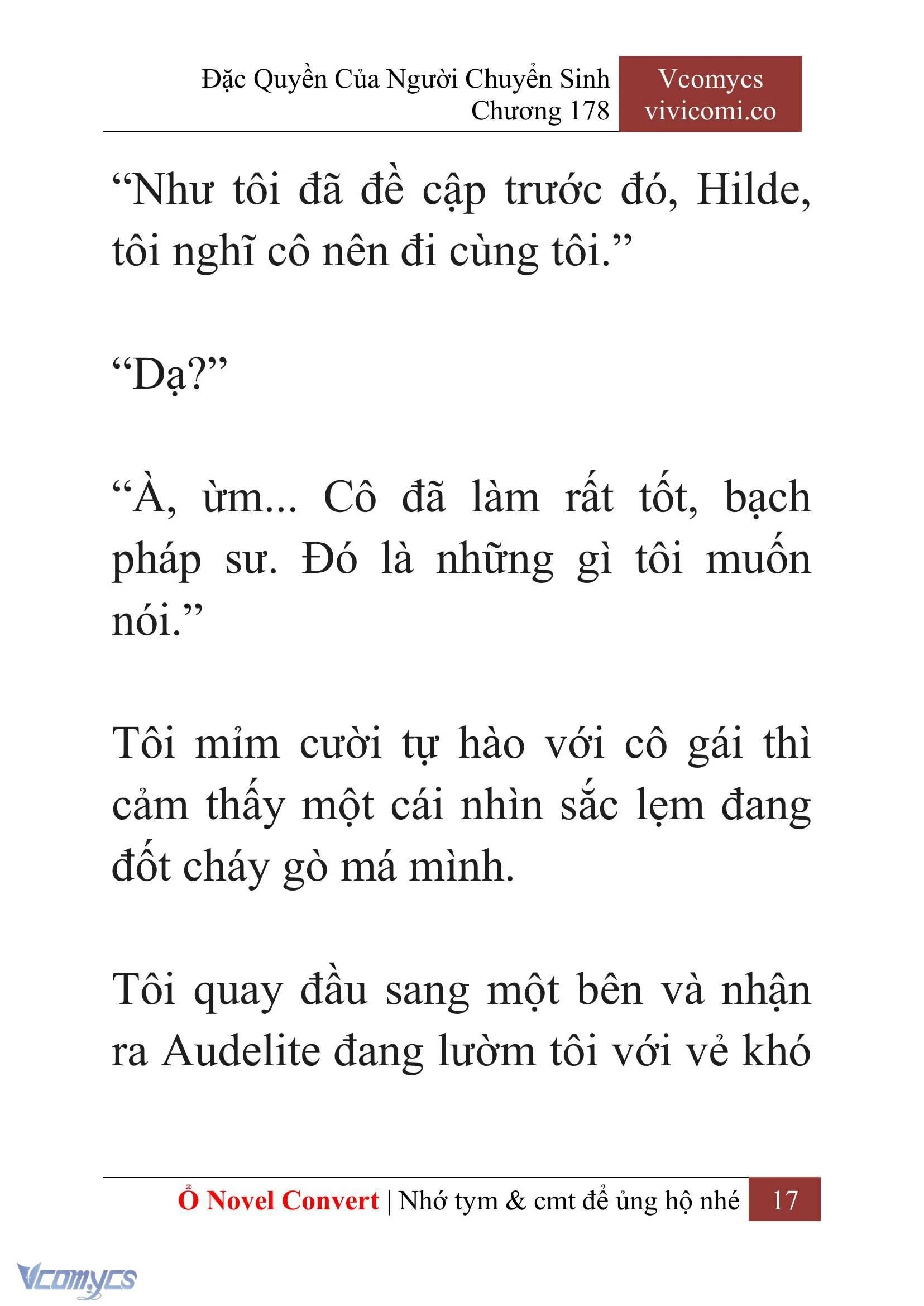[Novel] Đặc Quyền Của Người Chuyển Sinh Chapter  178 - 20