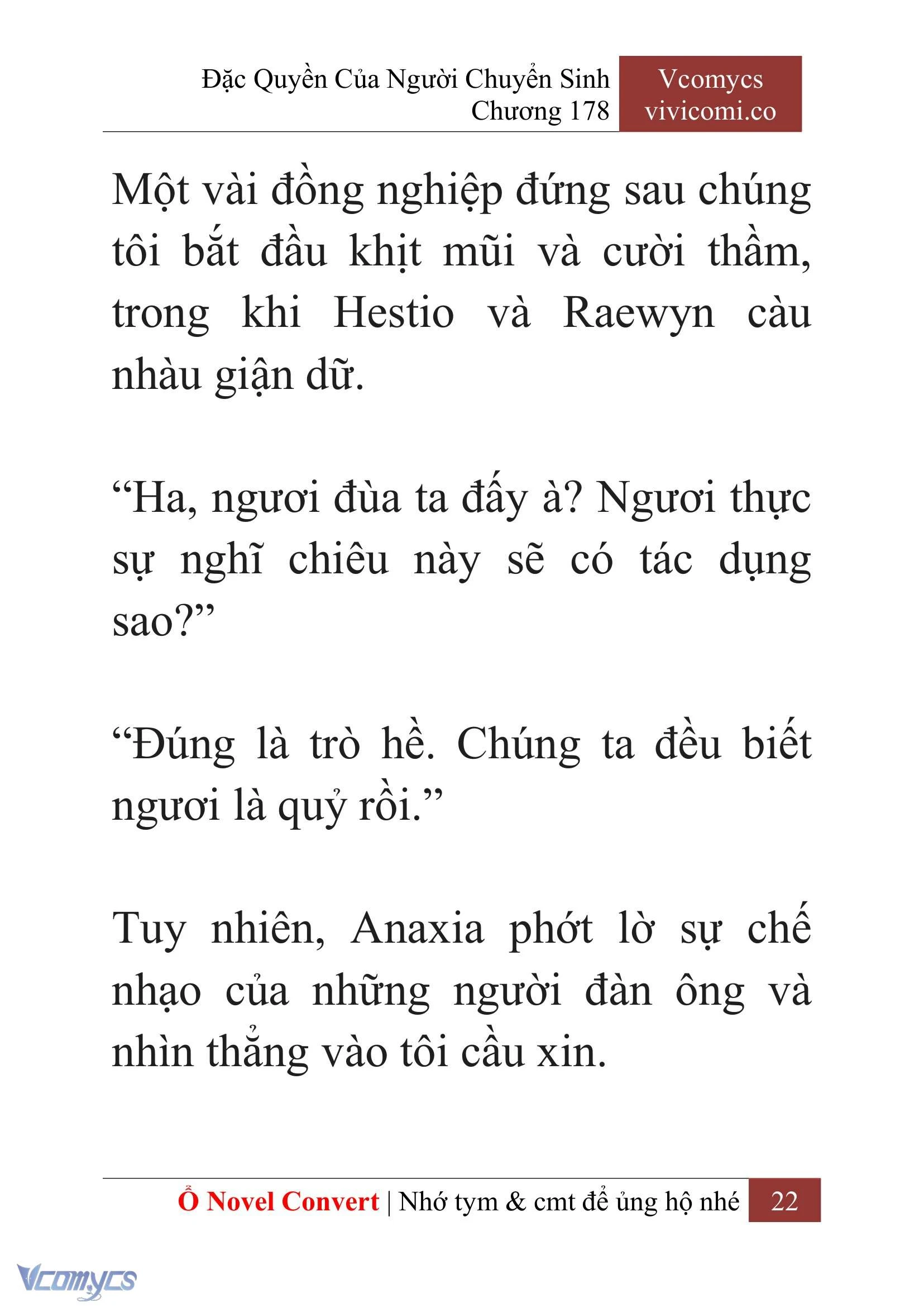 [Novel] Đặc Quyền Của Người Chuyển Sinh Chapter  178 - 25