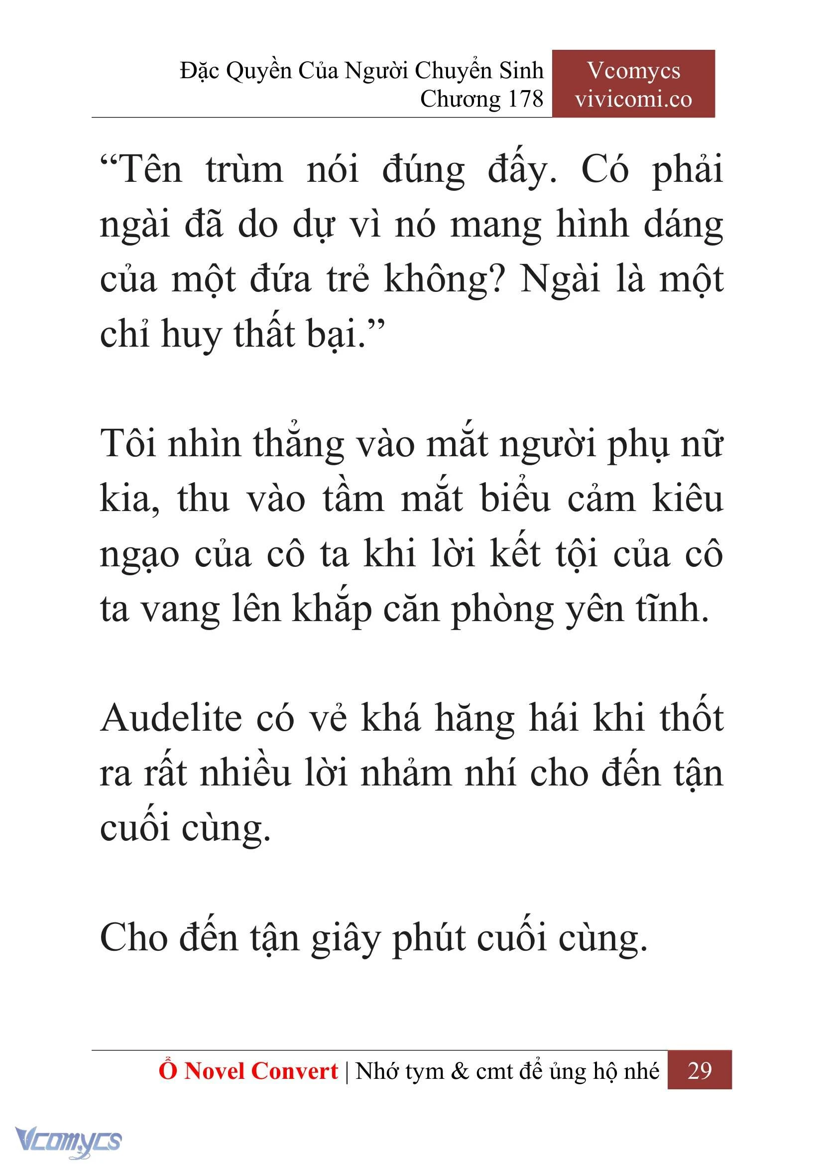 [Novel] Đặc Quyền Của Người Chuyển Sinh Chapter  178 - 32