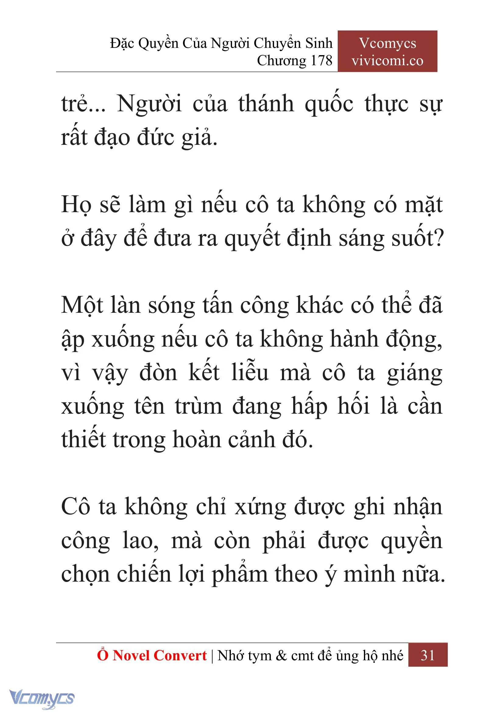 [Novel] Đặc Quyền Của Người Chuyển Sinh Chapter  178 - 34
