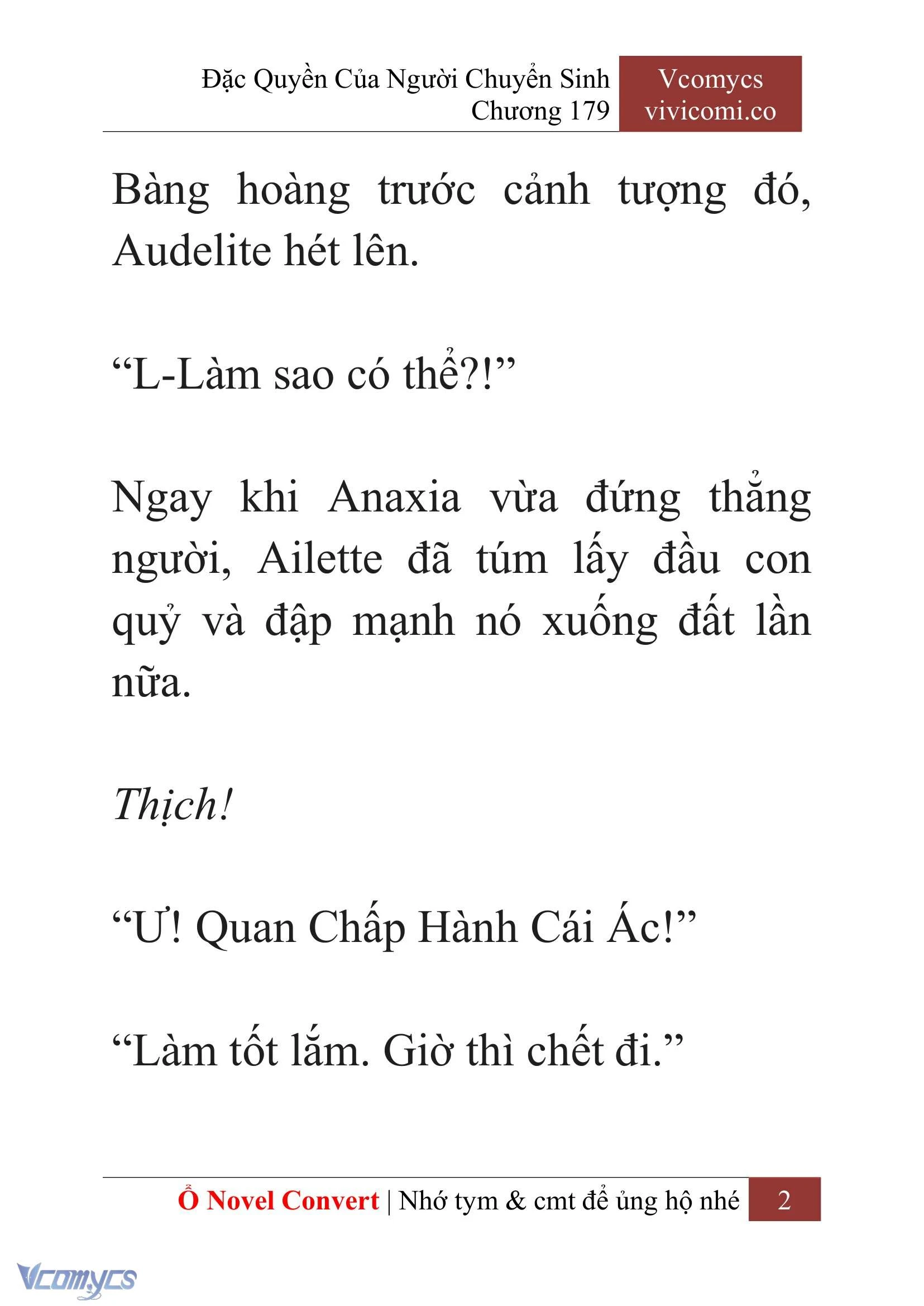 [Novel] Đặc Quyền Của Người Chuyển Sinh Chapter  179 - 5