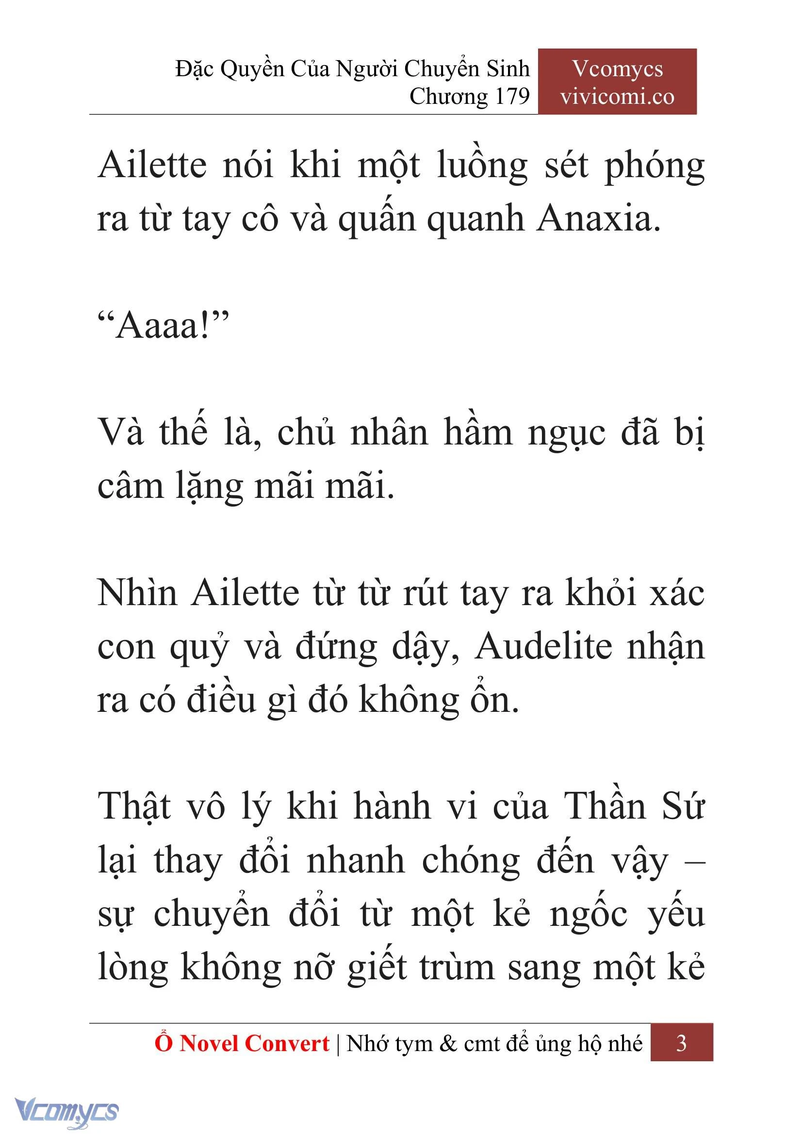 [Novel] Đặc Quyền Của Người Chuyển Sinh Chapter  179 - 6