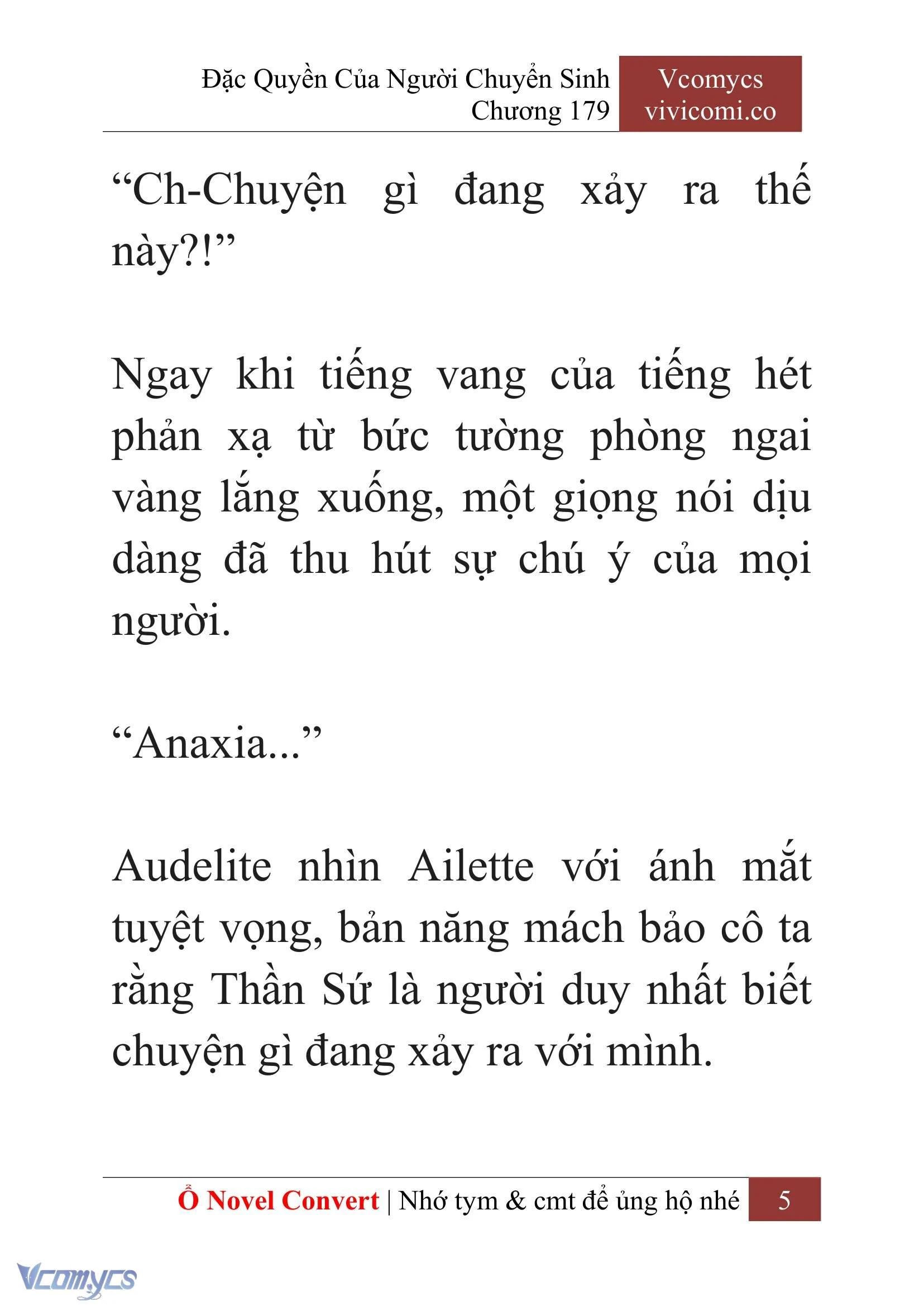 [Novel] Đặc Quyền Của Người Chuyển Sinh Chapter  179 - 8