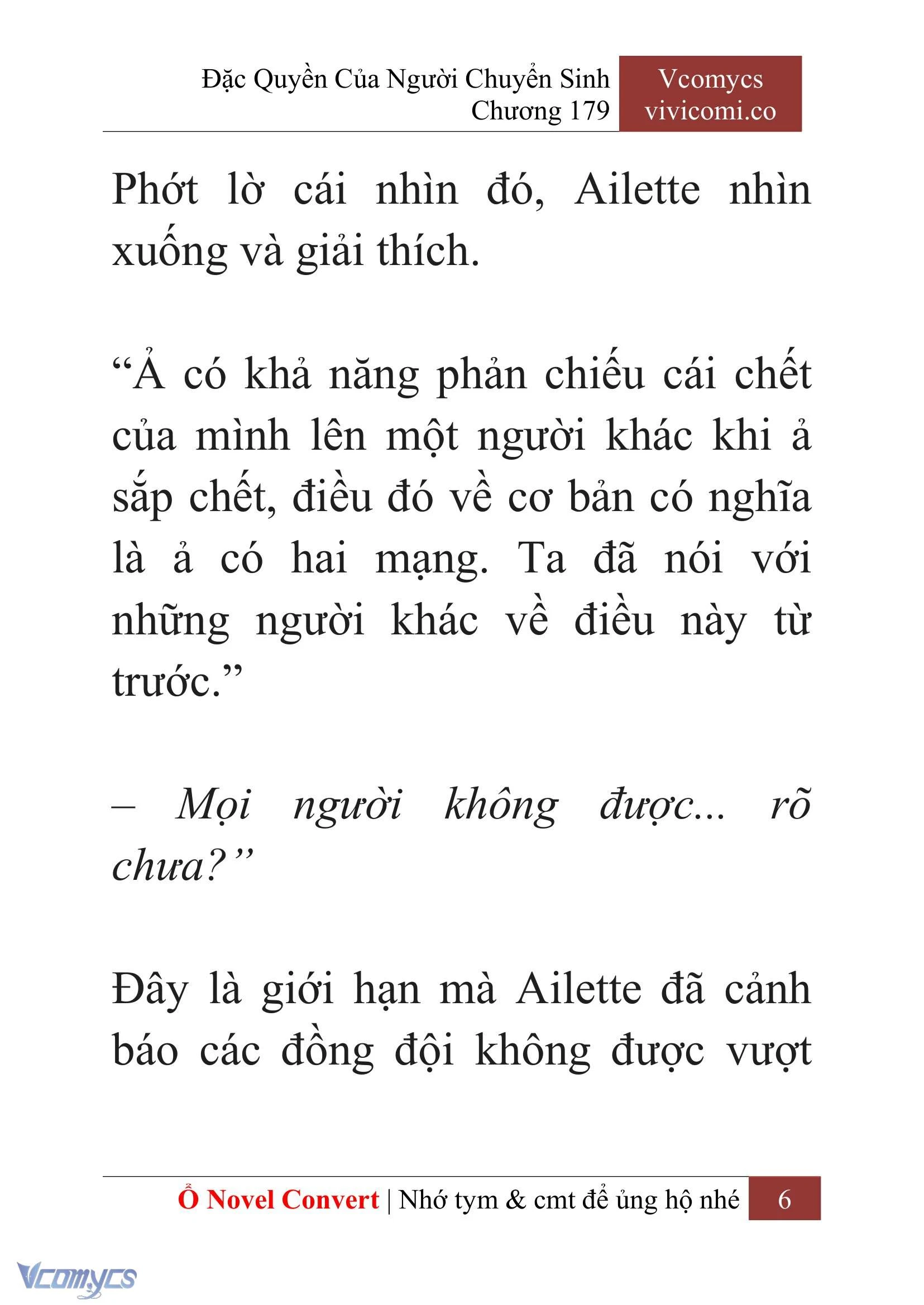 [Novel] Đặc Quyền Của Người Chuyển Sinh Chapter  179 - 9