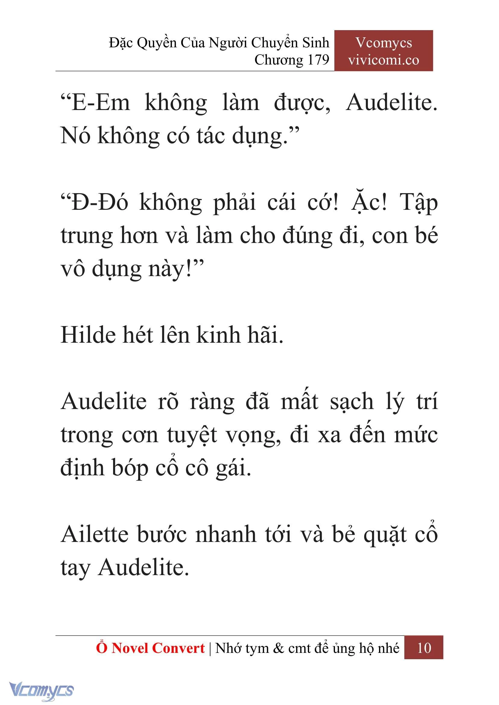 [Novel] Đặc Quyền Của Người Chuyển Sinh Chapter  179 - 13