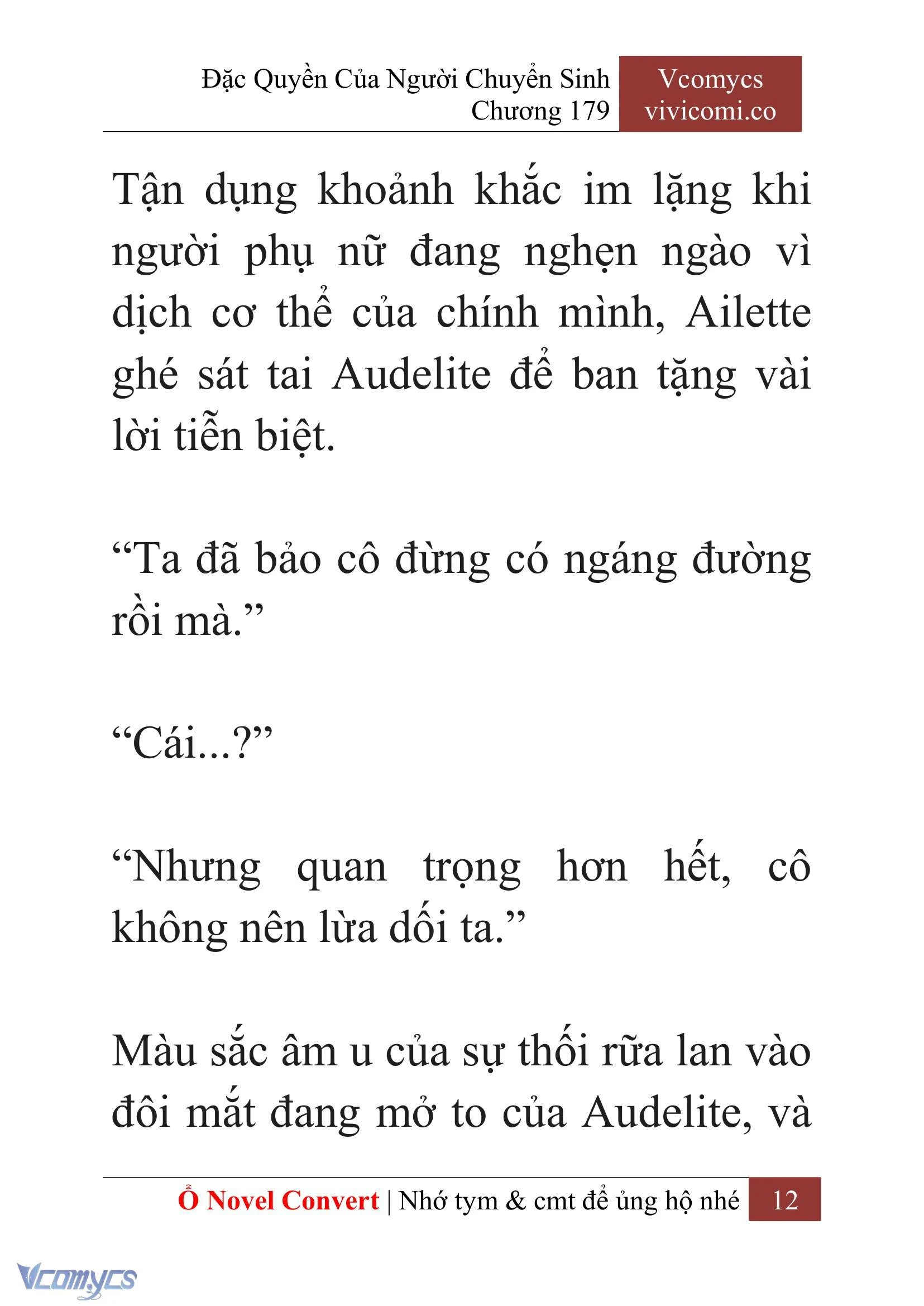 [Novel] Đặc Quyền Của Người Chuyển Sinh Chapter  179 - 15