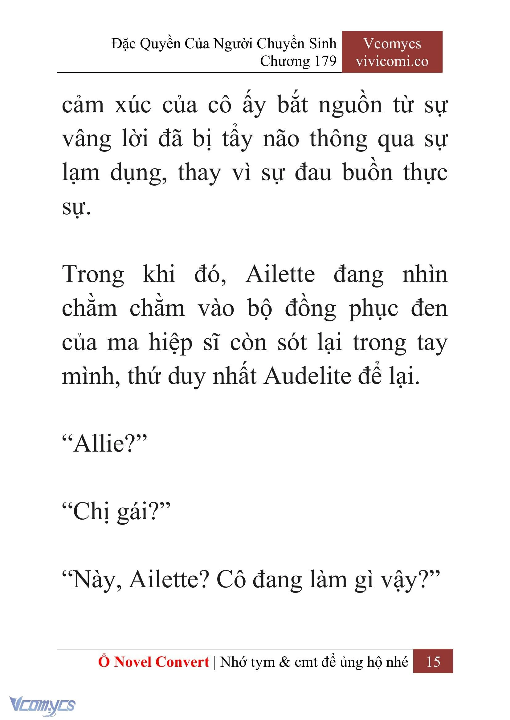 [Novel] Đặc Quyền Của Người Chuyển Sinh Chapter  179 - 18