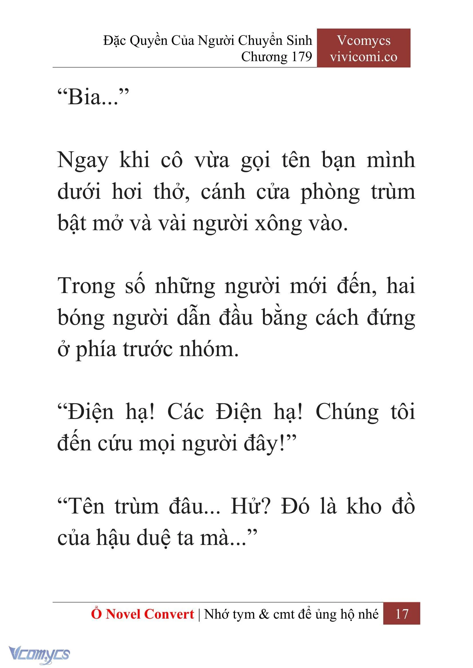 [Novel] Đặc Quyền Của Người Chuyển Sinh Chapter  179 - 20