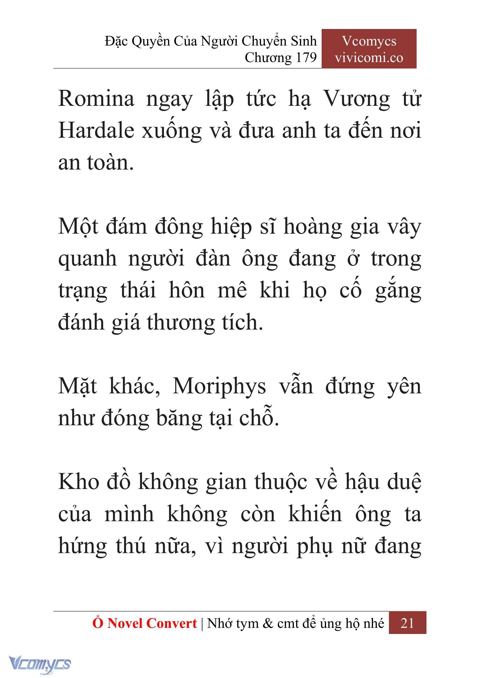 [Novel] Đặc Quyền Của Người Chuyển Sinh Chapter  179 - 24
