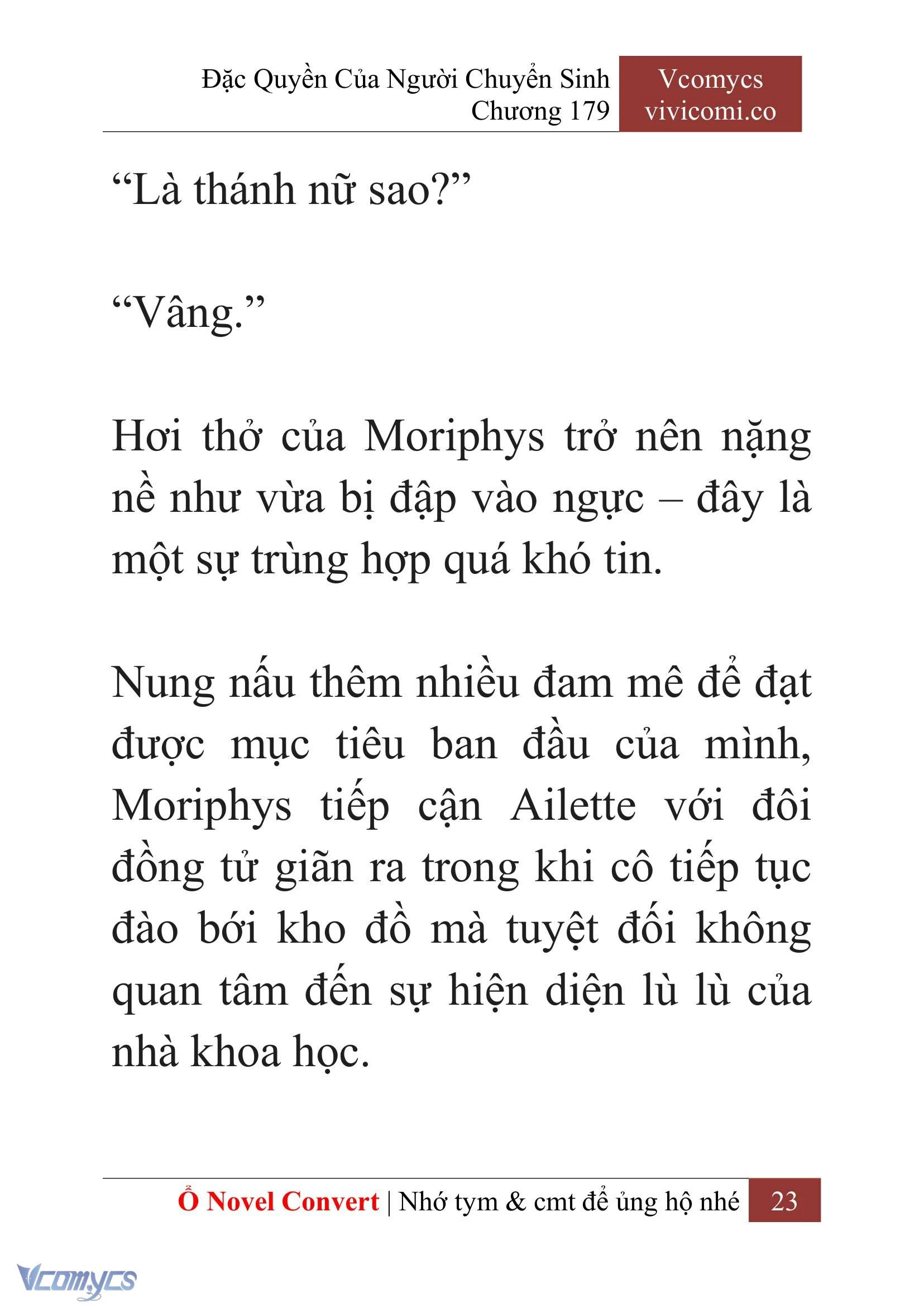 [Novel] Đặc Quyền Của Người Chuyển Sinh Chapter  179 - 26