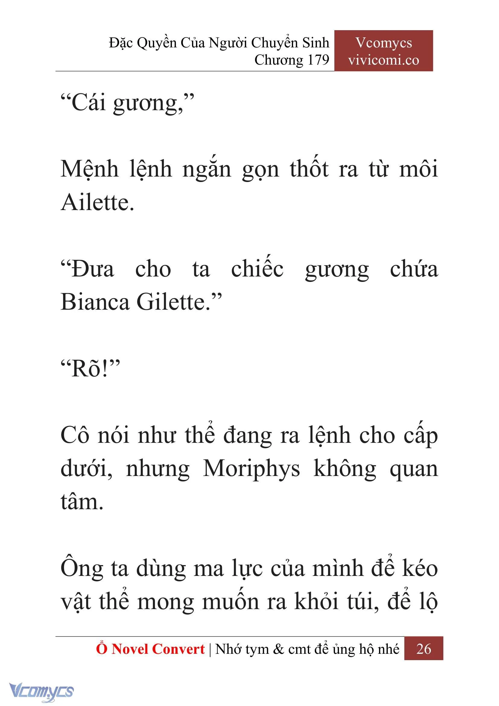 [Novel] Đặc Quyền Của Người Chuyển Sinh Chapter  179 - 29