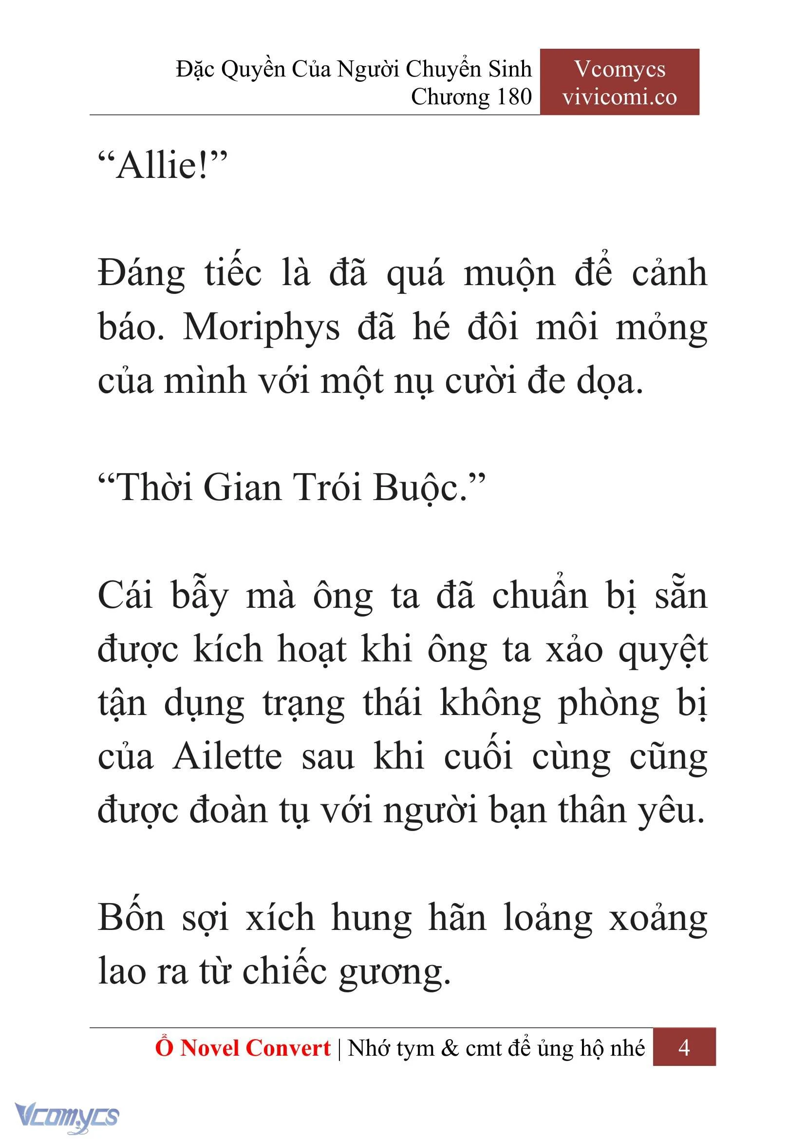 [Novel] Đặc Quyền Của Người Chuyển Sinh Chapter  180 - 7