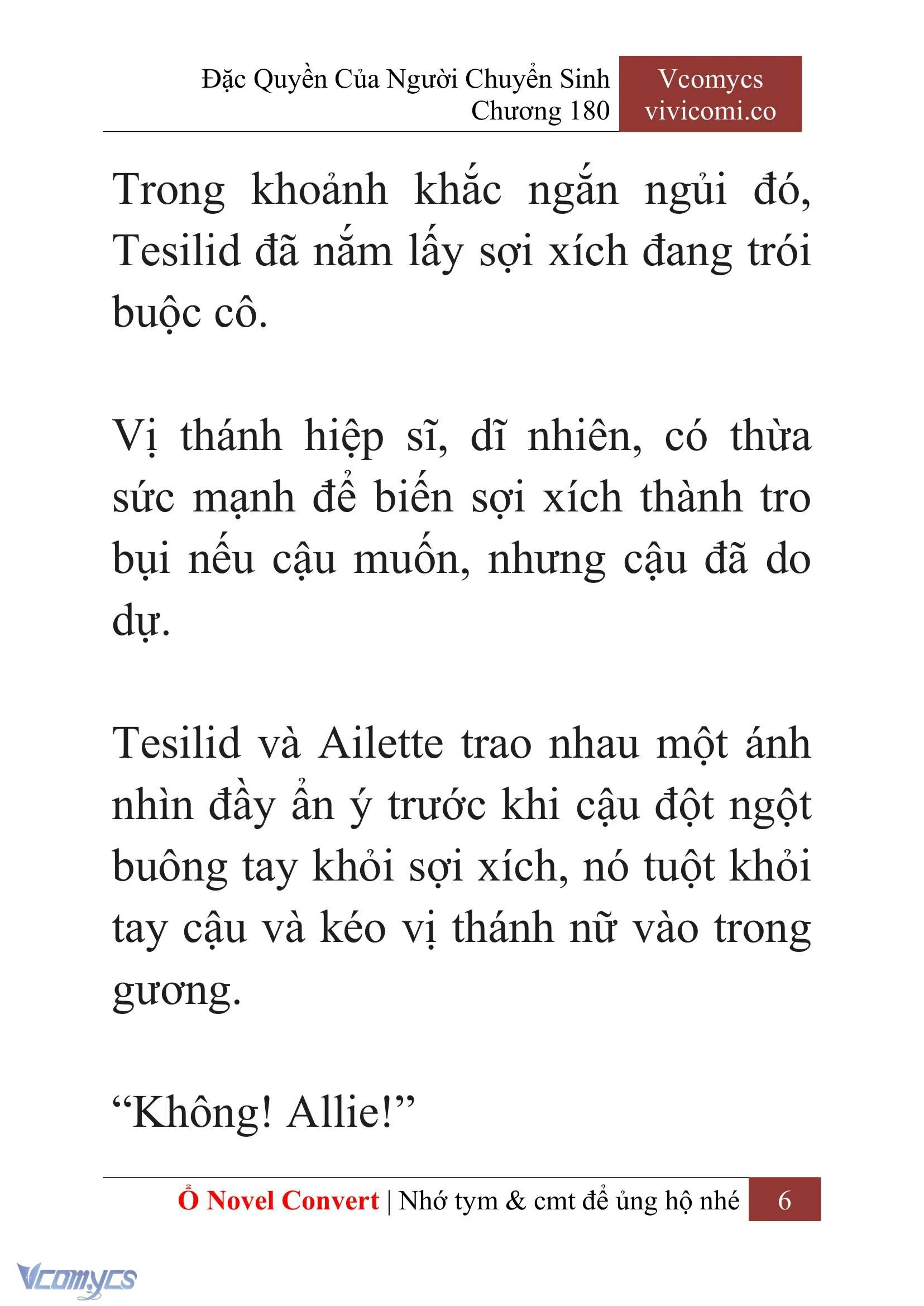 [Novel] Đặc Quyền Của Người Chuyển Sinh Chapter  180 - 9