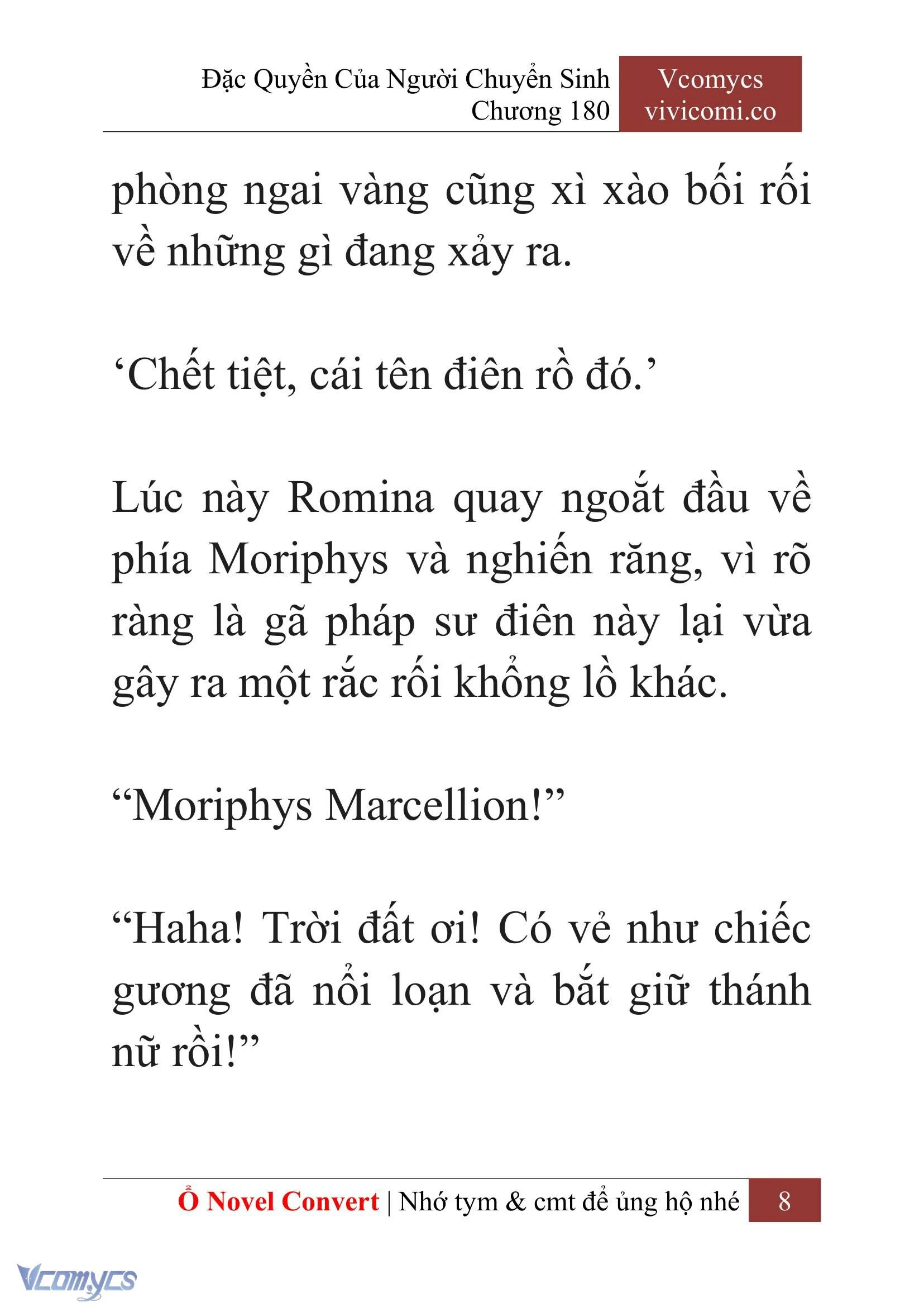 [Novel] Đặc Quyền Của Người Chuyển Sinh Chapter  180 - 11