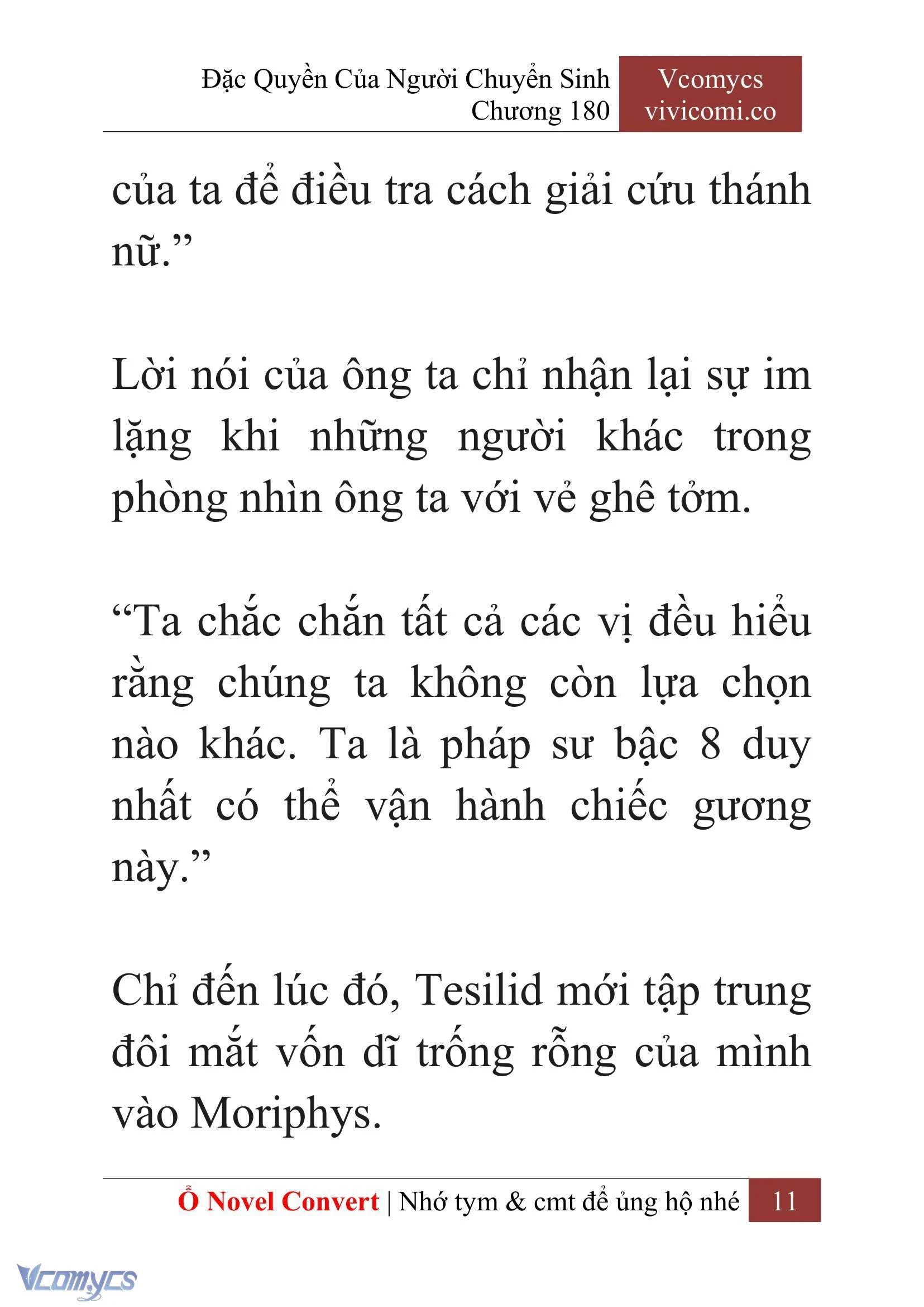 [Novel] Đặc Quyền Của Người Chuyển Sinh Chapter  180 - 14