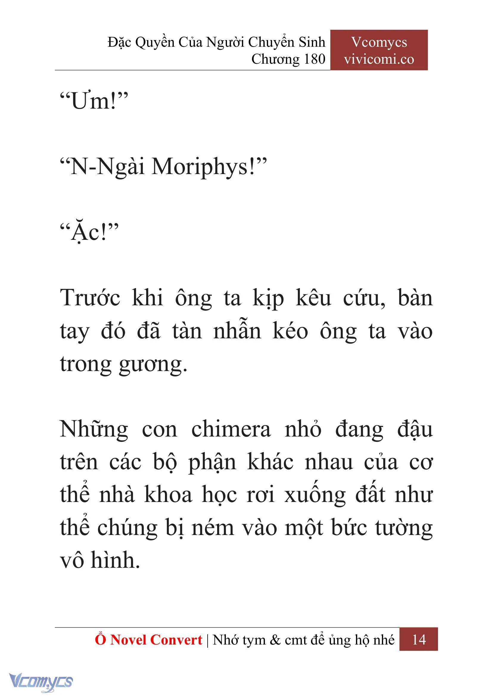 [Novel] Đặc Quyền Của Người Chuyển Sinh Chapter  180 - 17