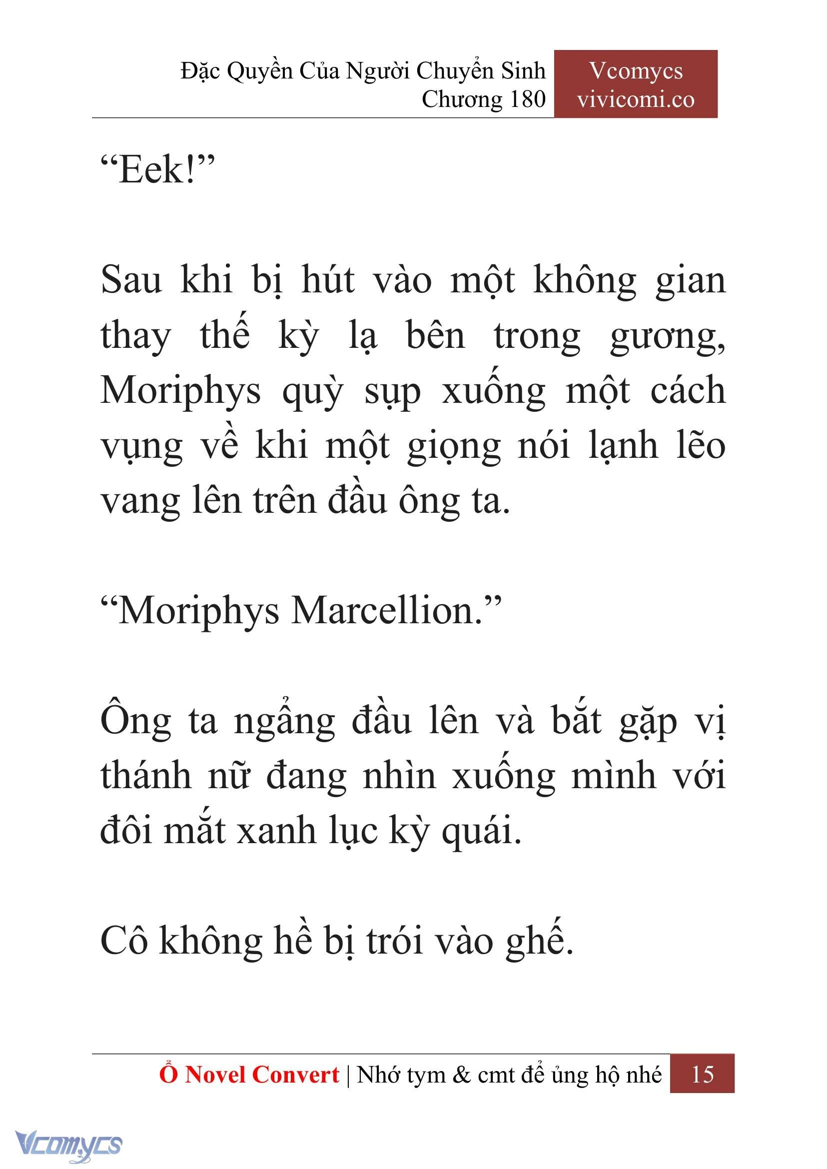 [Novel] Đặc Quyền Của Người Chuyển Sinh Chapter  180 - 18