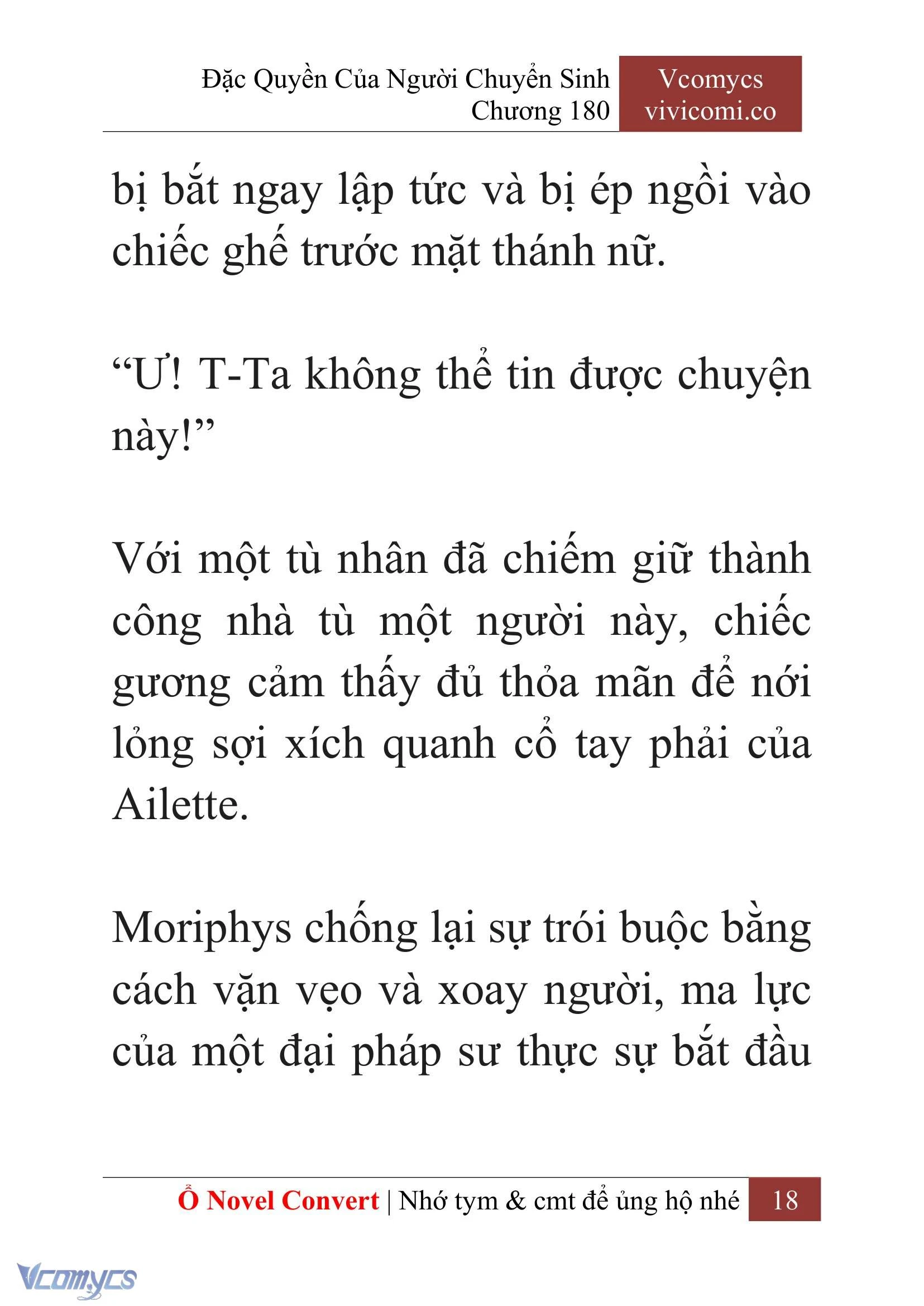 [Novel] Đặc Quyền Của Người Chuyển Sinh Chapter  180 - 21
