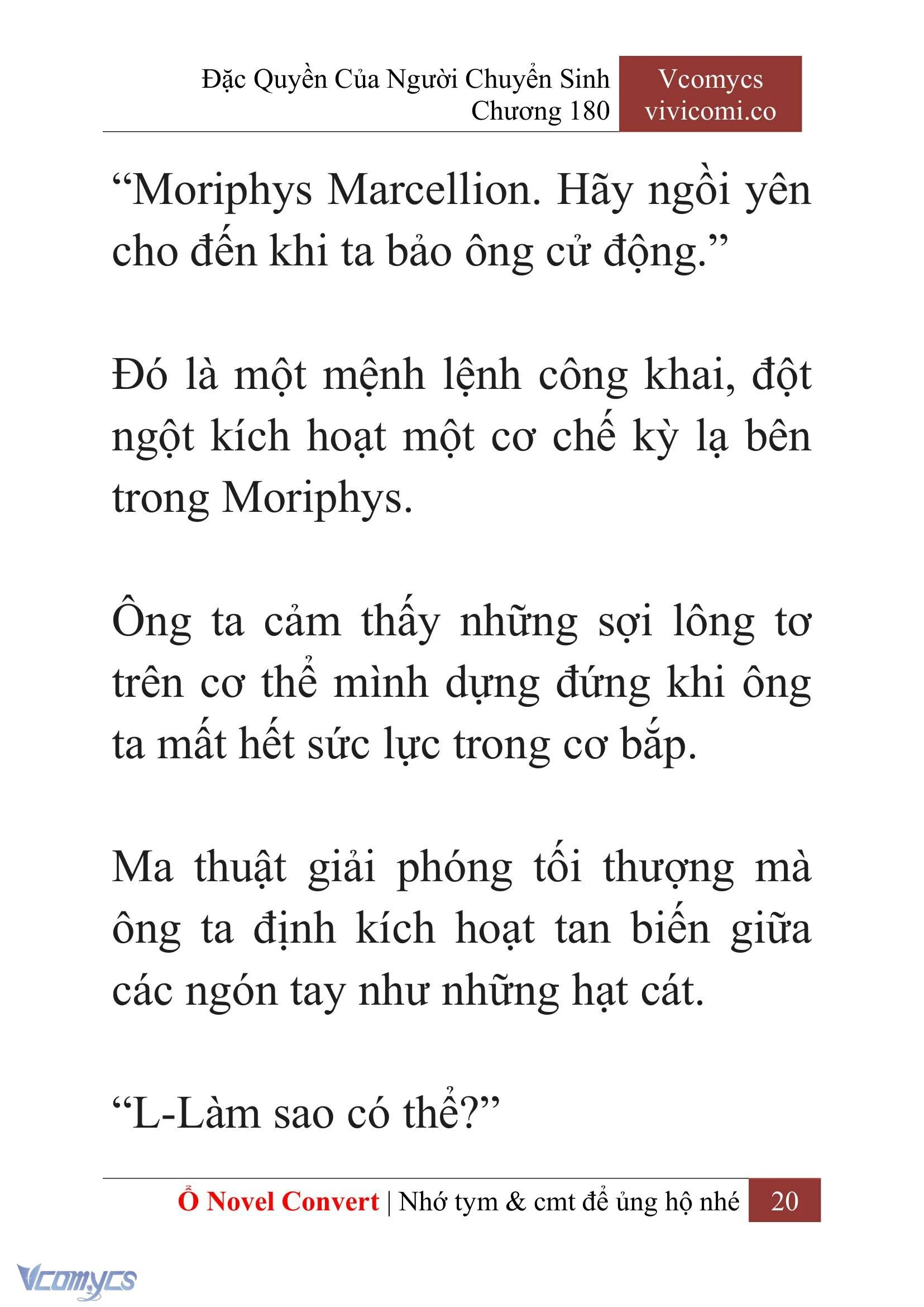[Novel] Đặc Quyền Của Người Chuyển Sinh Chapter  180 - 23
